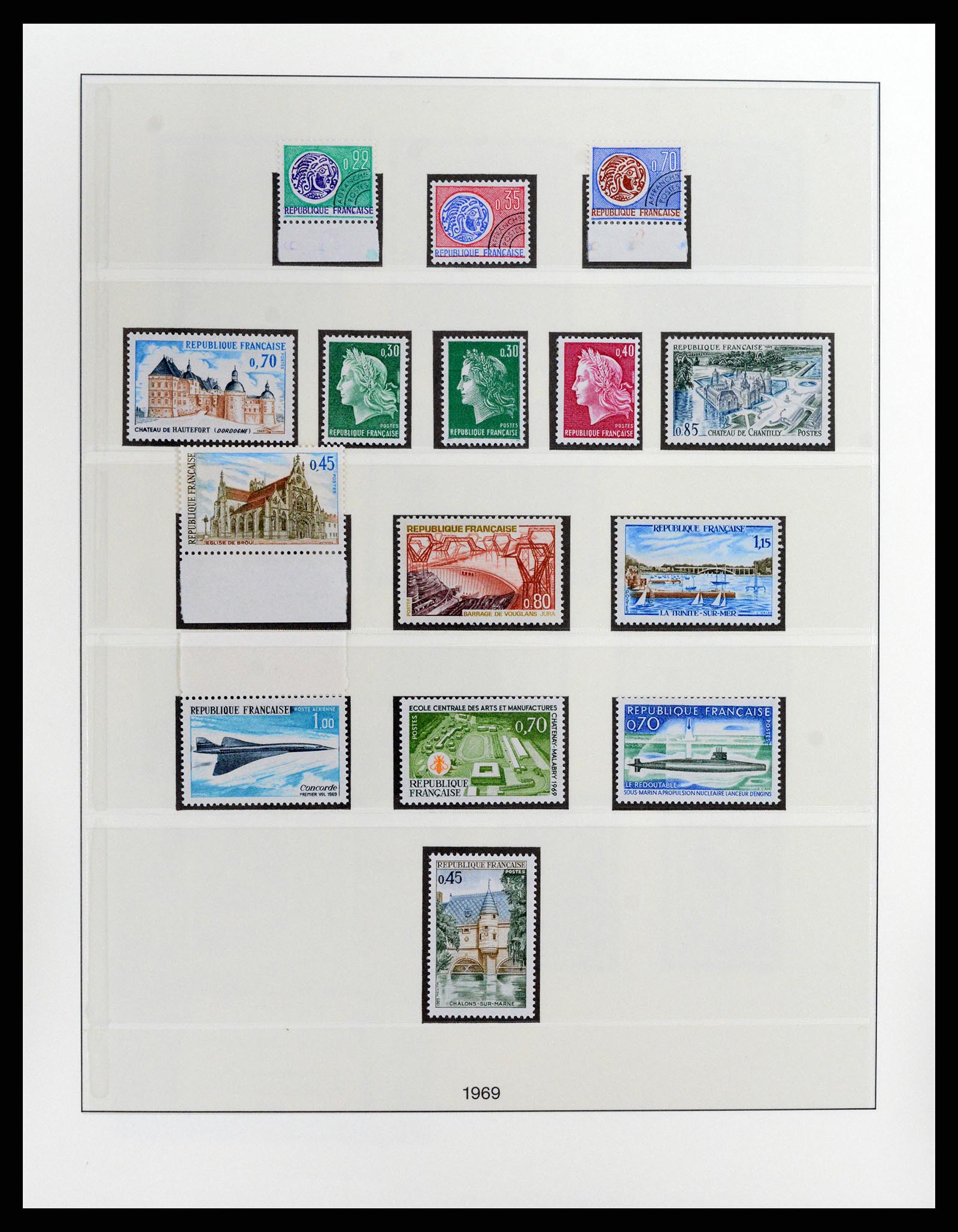 37647 080 - Postzegelverzameling 37647 Frankrijk 1945-20002.