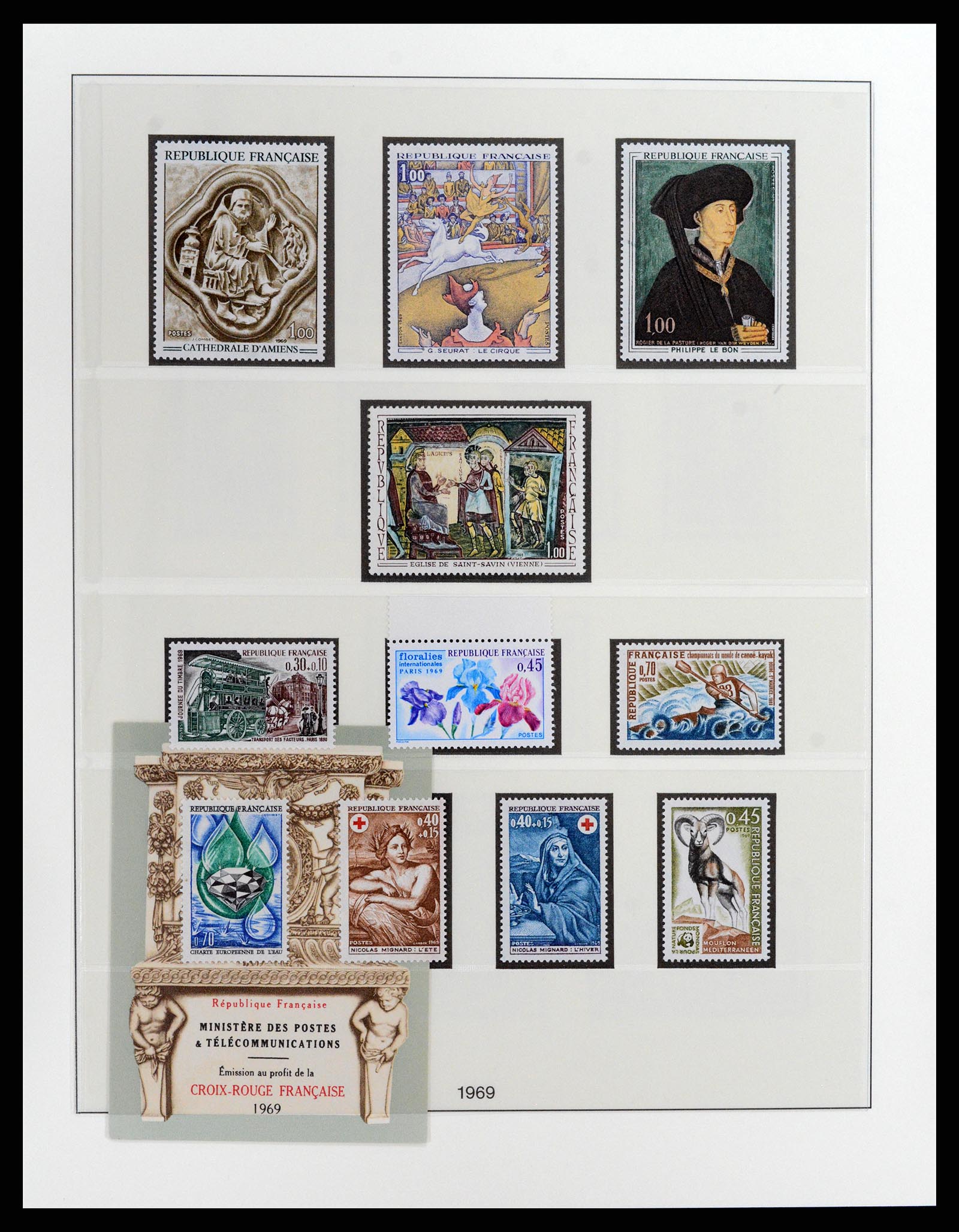 37647 081 - Postzegelverzameling 37647 Frankrijk 1945-20002.
