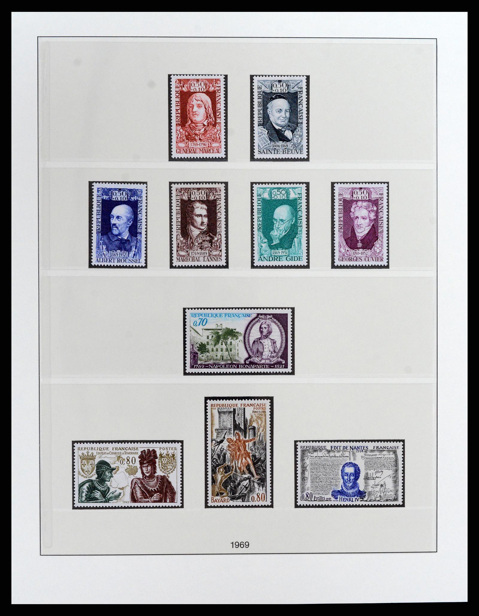 37647 082 - Postzegelverzameling 37647 Frankrijk 1945-20002.