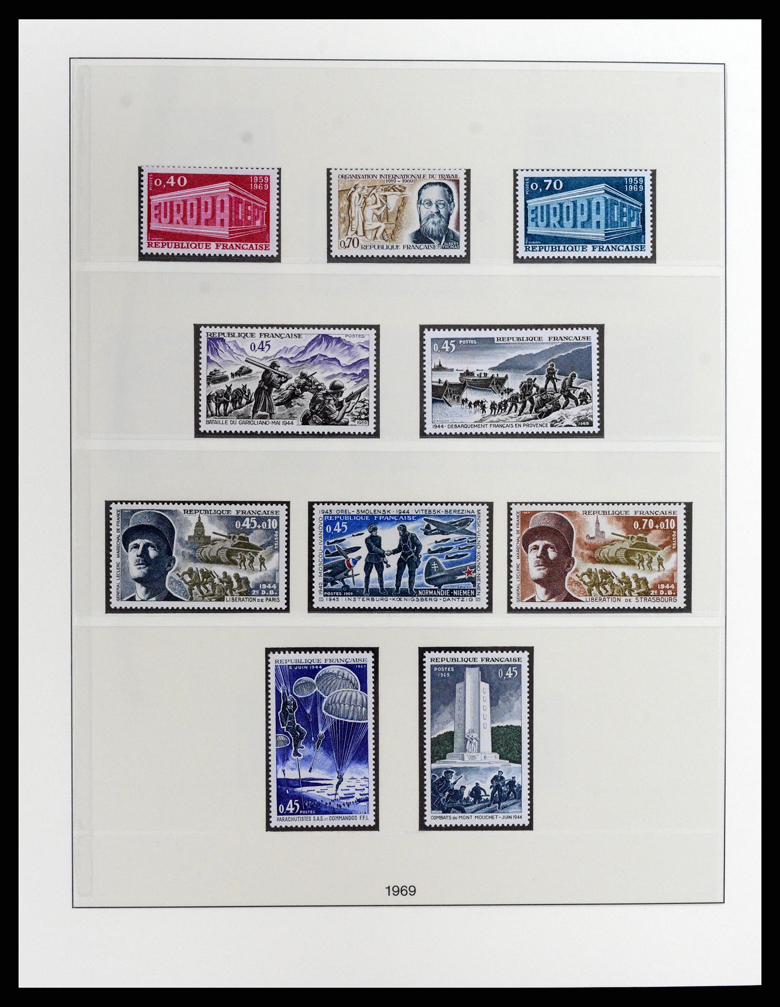 37647 083 - Postzegelverzameling 37647 Frankrijk 1945-20002.