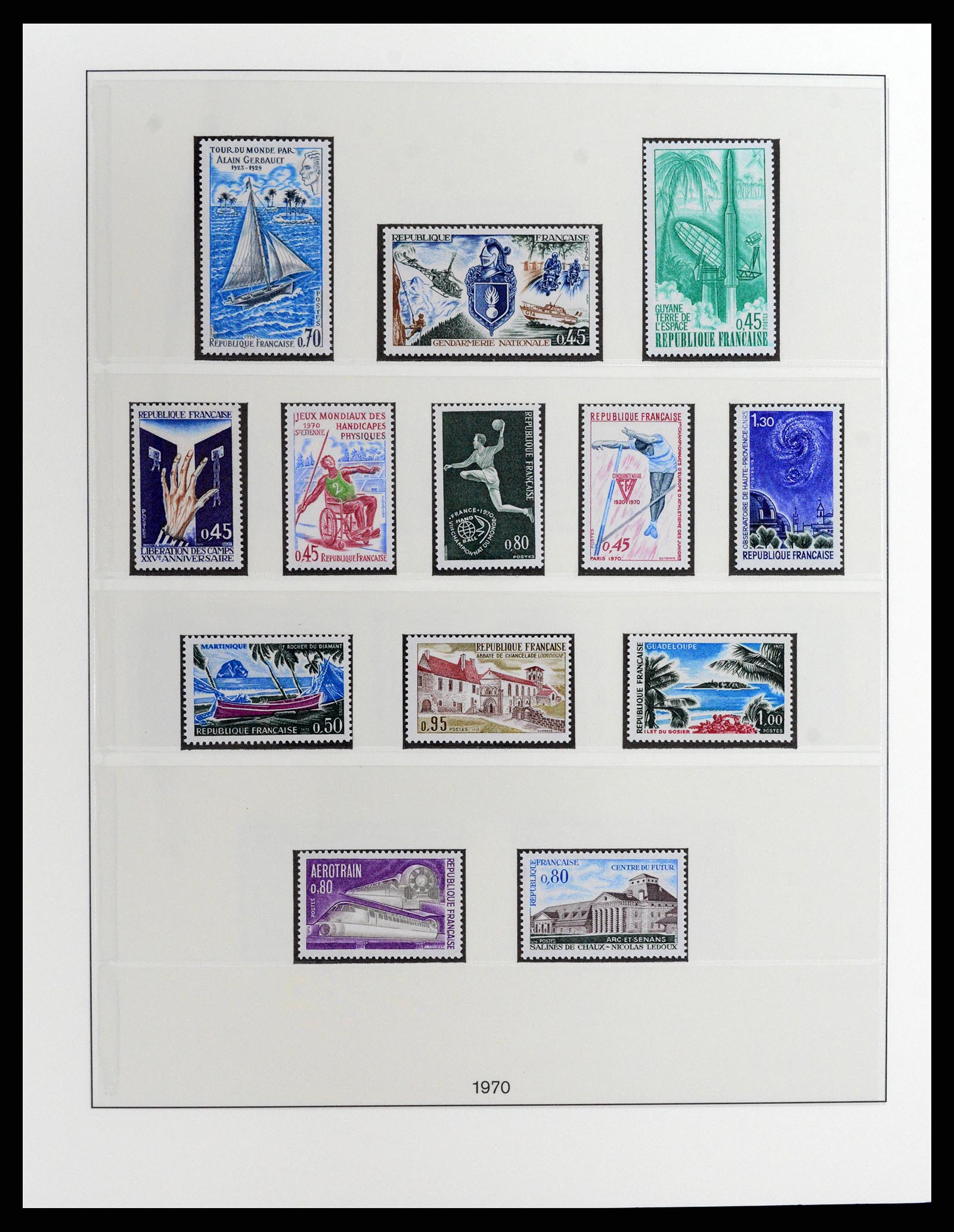 37647 084 - Postzegelverzameling 37647 Frankrijk 1945-20002.