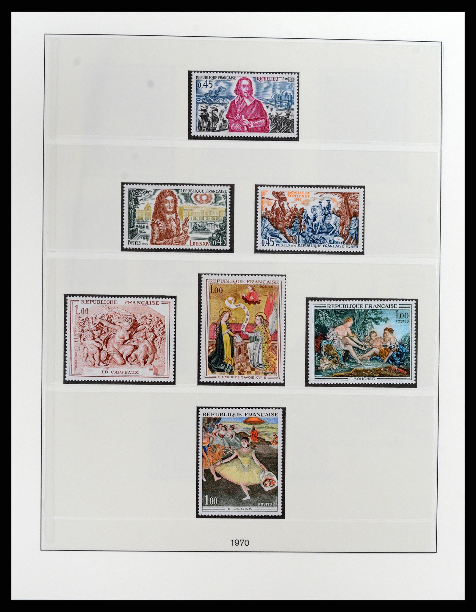 37647 087 - Postzegelverzameling 37647 Frankrijk 1945-20002.