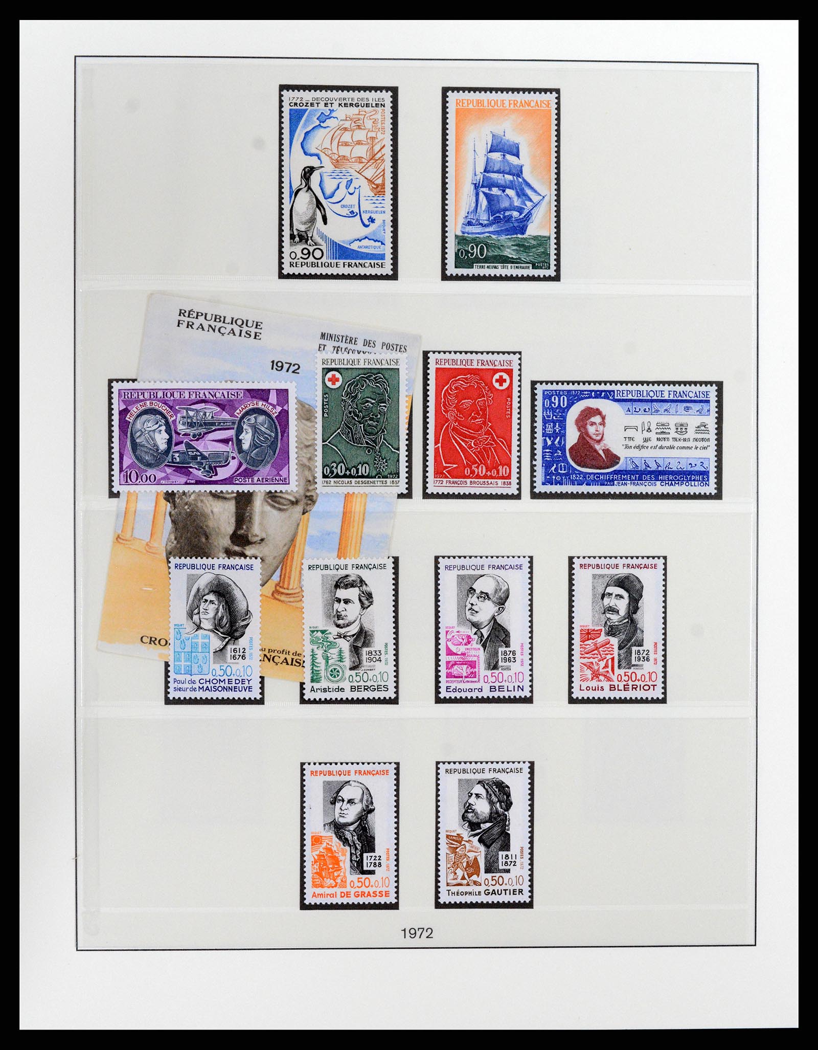37647 092 - Postzegelverzameling 37647 Frankrijk 1945-20002.