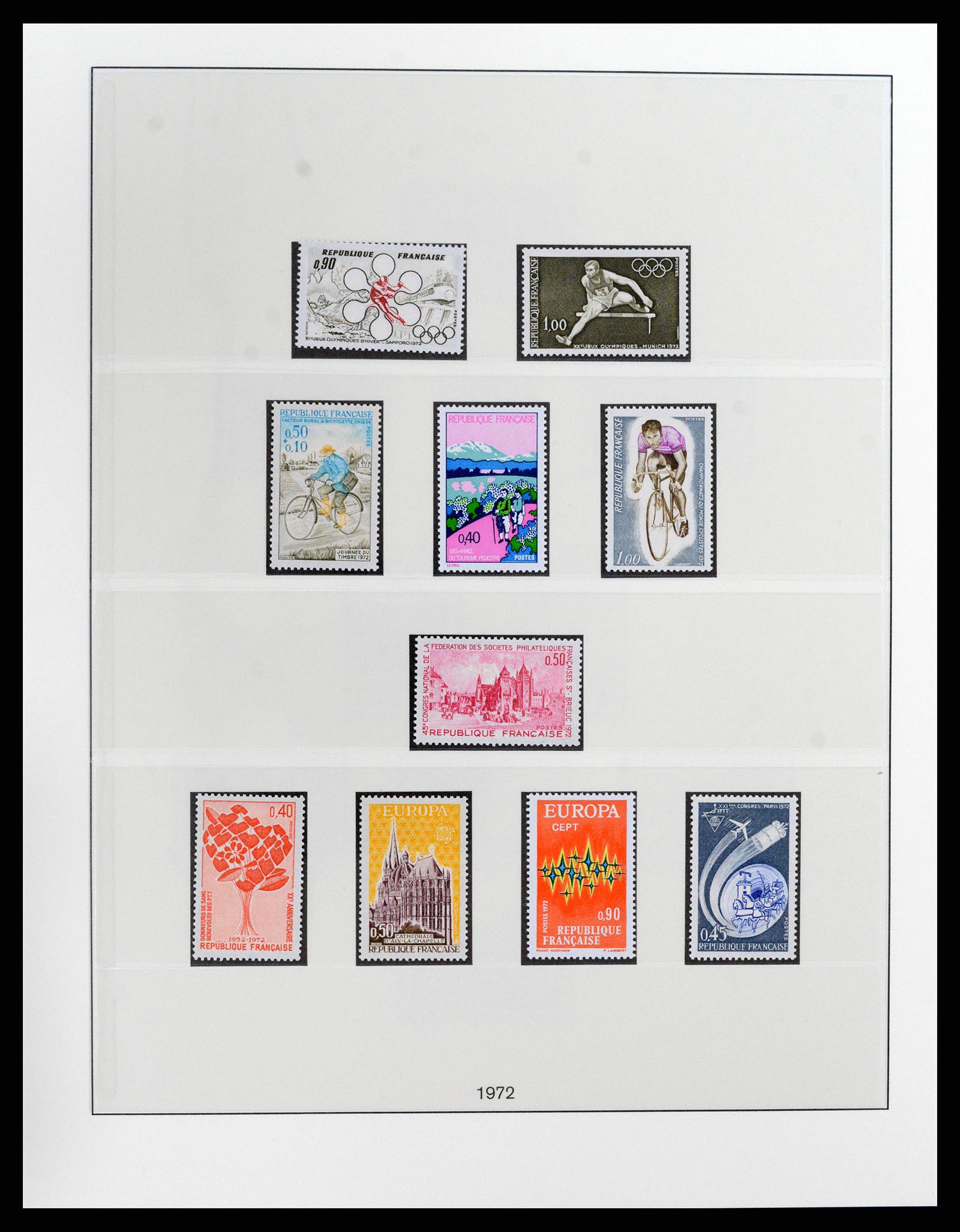 37647 093 - Postzegelverzameling 37647 Frankrijk 1945-20002.