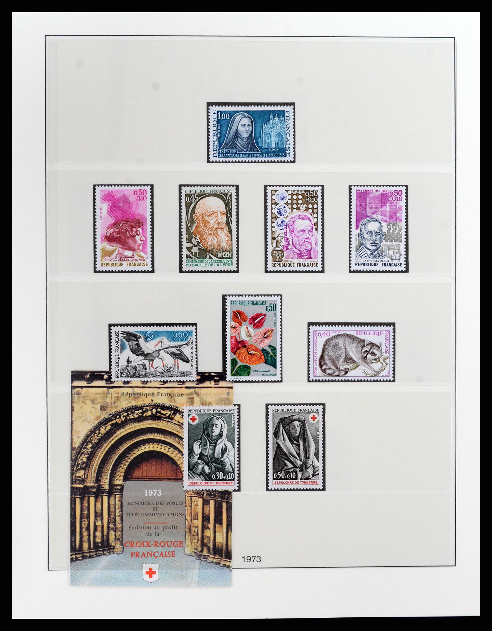 37647 095 - Postzegelverzameling 37647 Frankrijk 1945-20002.