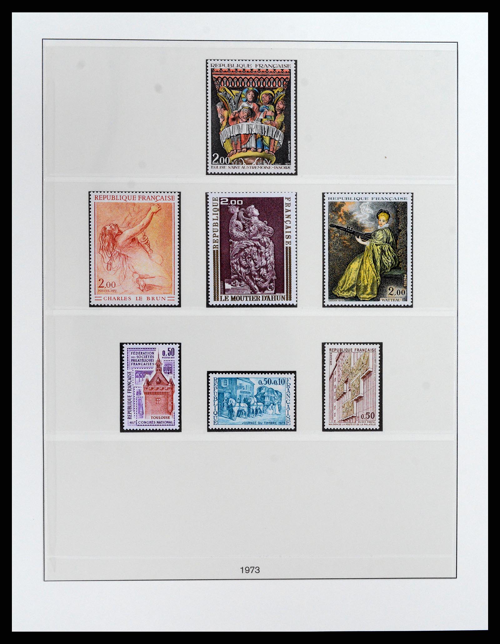37647 098 - Postzegelverzameling 37647 Frankrijk 1945-20002.