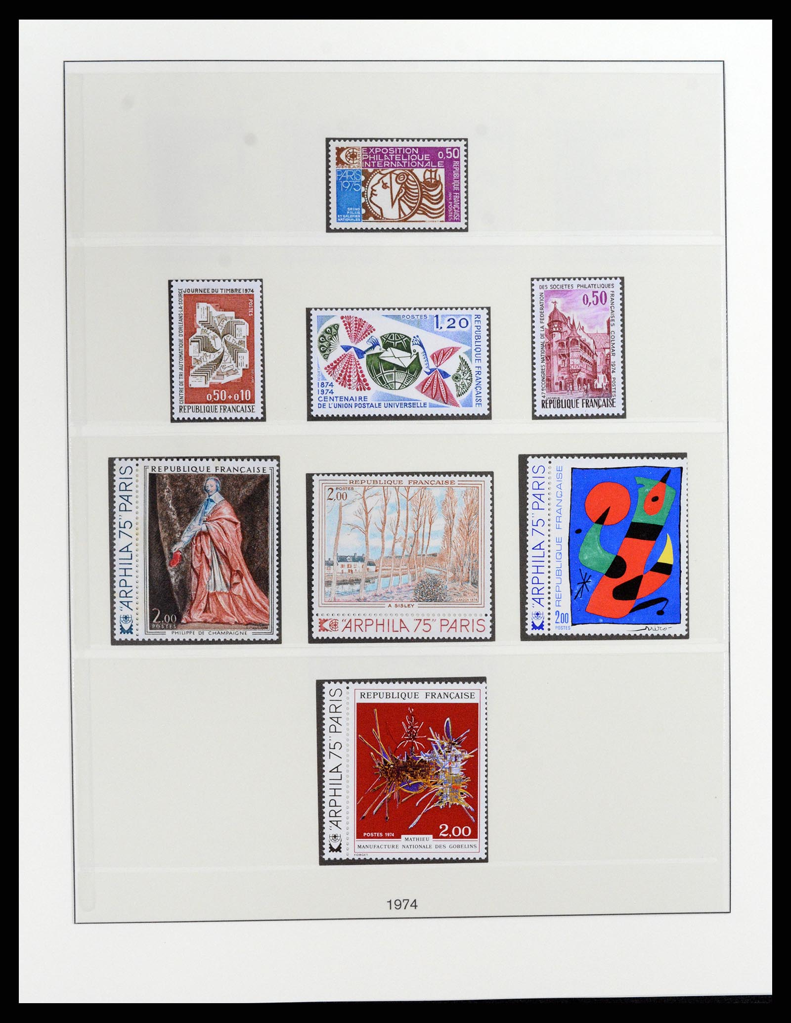 37647 100 - Postzegelverzameling 37647 Frankrijk 1945-20002.