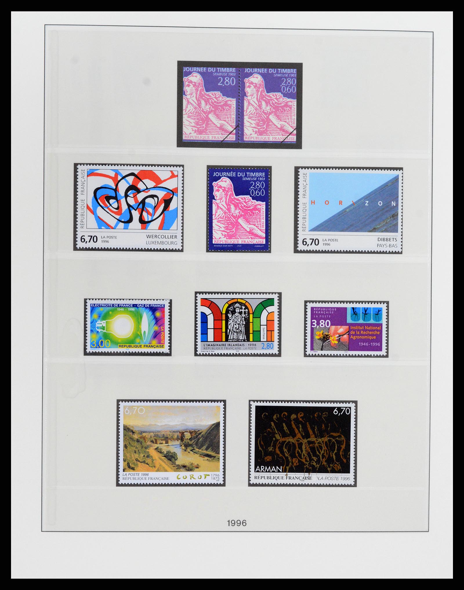 37647 221 - Postzegelverzameling 37647 Frankrijk 1945-20002.