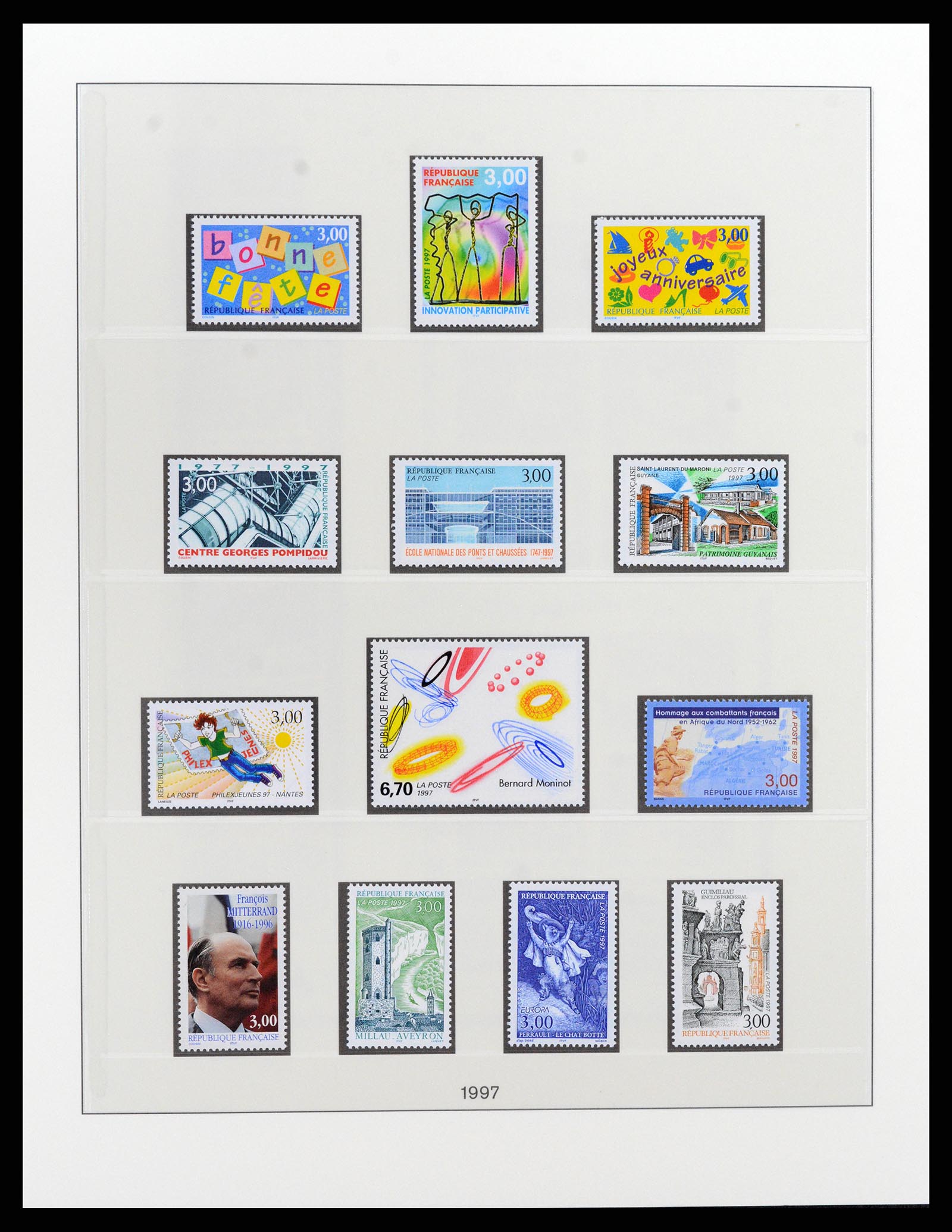 37647 226 - Postzegelverzameling 37647 Frankrijk 1945-20002.