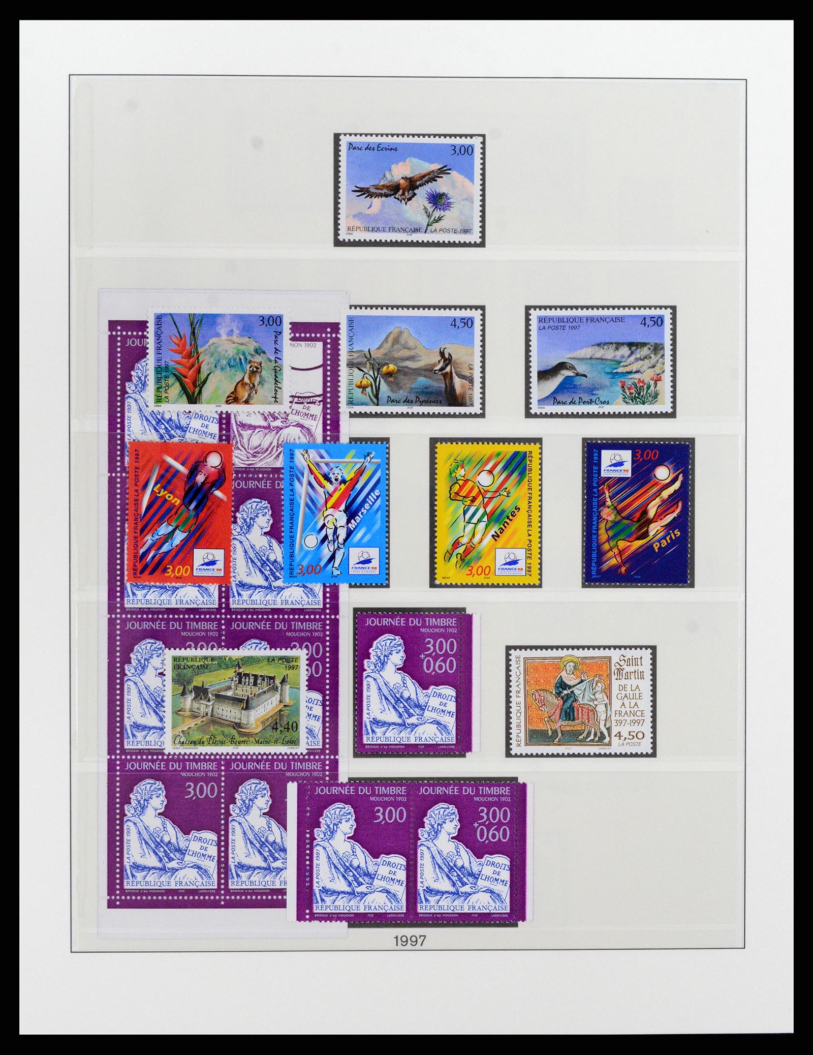 37647 228 - Postzegelverzameling 37647 Frankrijk 1945-20002.