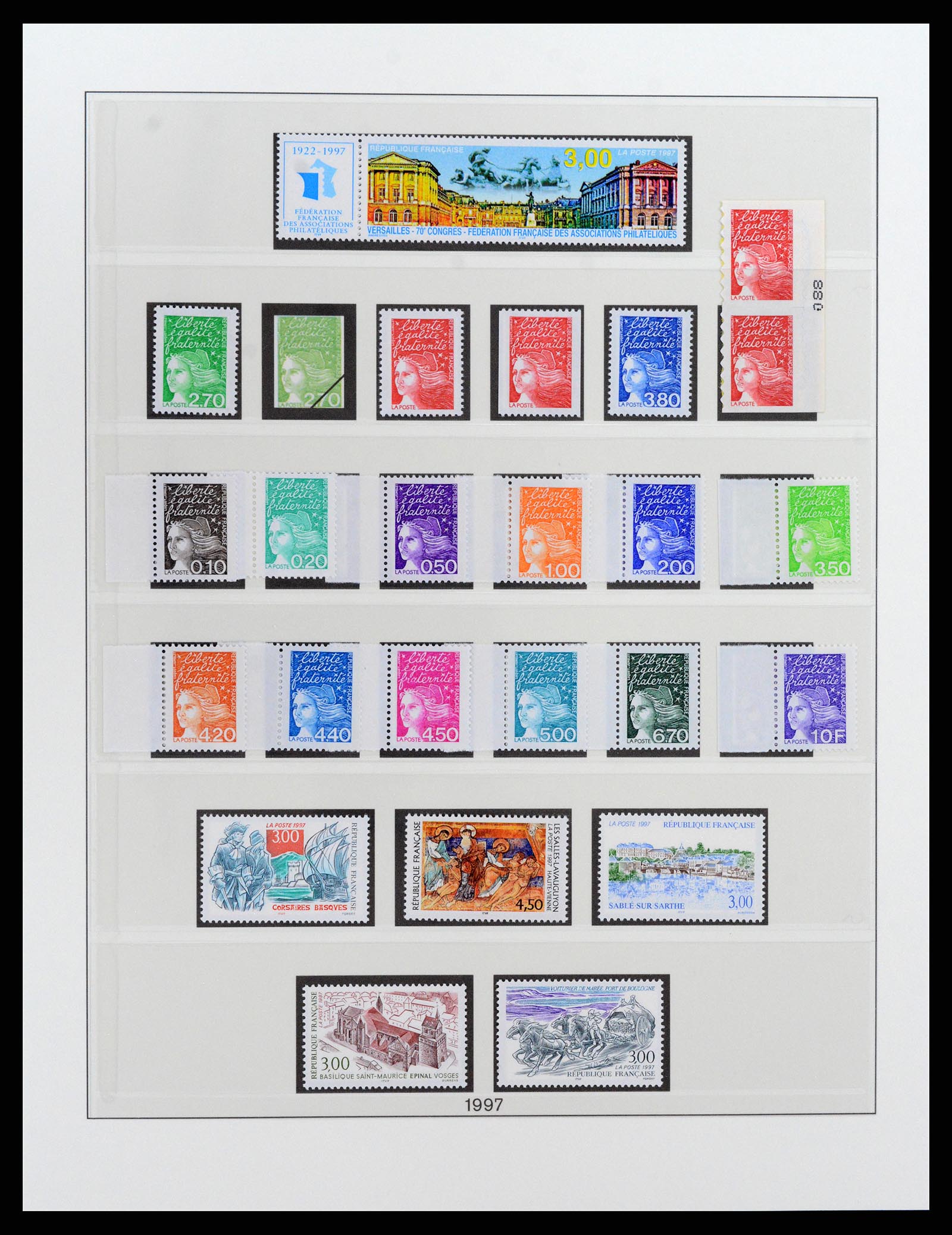 37647 229 - Postzegelverzameling 37647 Frankrijk 1945-20002.