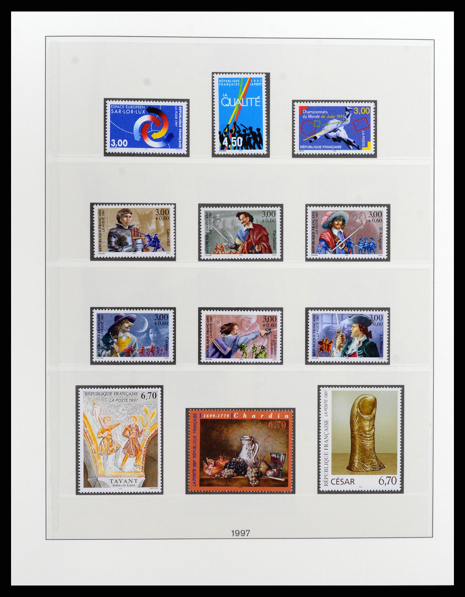 37647 230 - Postzegelverzameling 37647 Frankrijk 1945-20002.