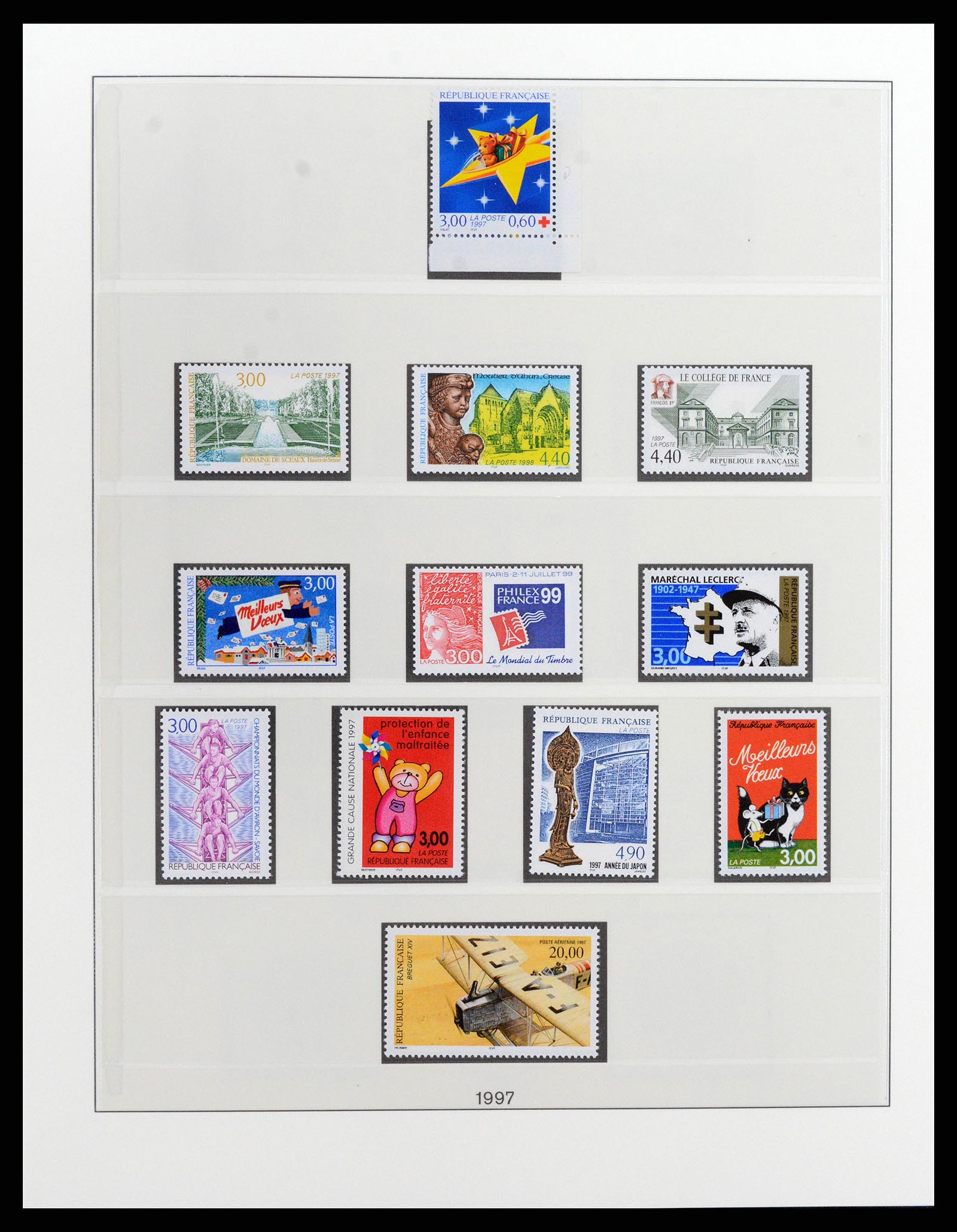 37647 231 - Postzegelverzameling 37647 Frankrijk 1945-20002.
