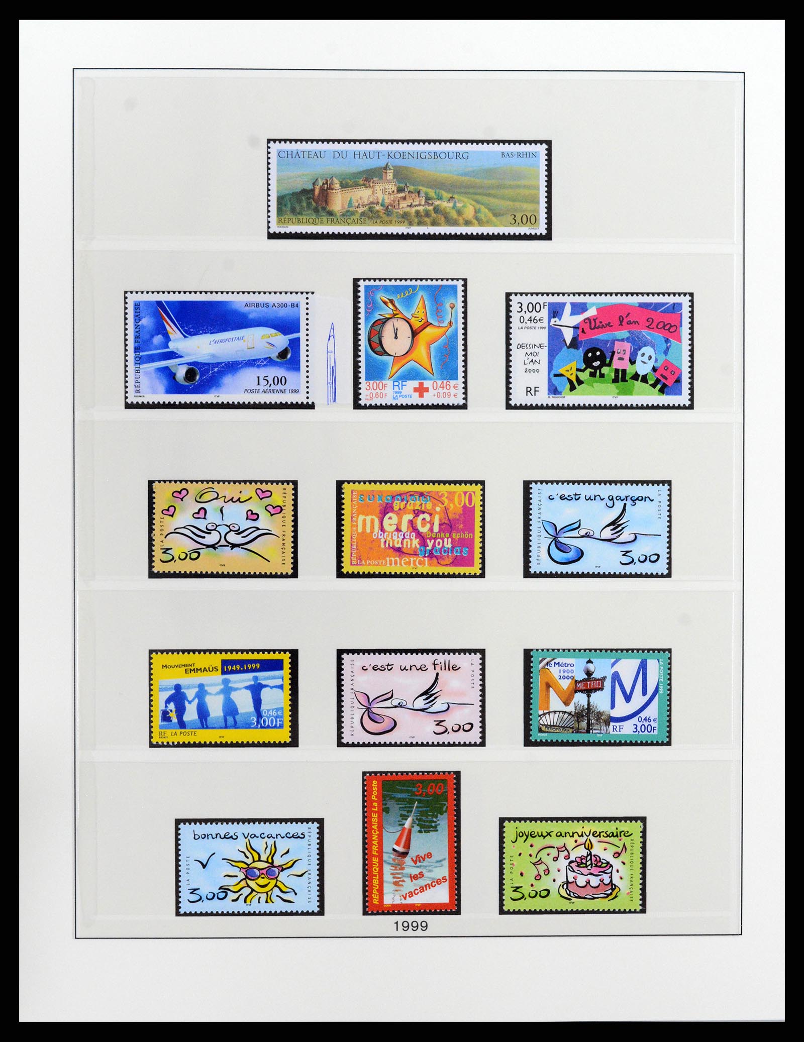 37647 243 - Postzegelverzameling 37647 Frankrijk 1945-20002.