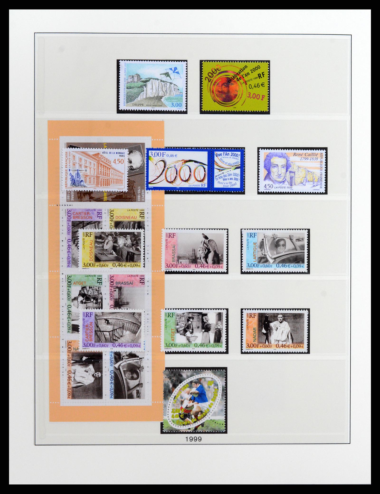 37647 244 - Postzegelverzameling 37647 Frankrijk 1945-20002.