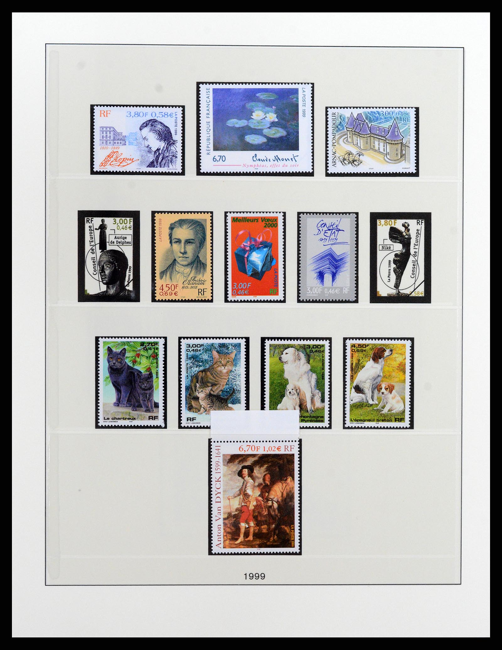 37647 246 - Postzegelverzameling 37647 Frankrijk 1945-20002.