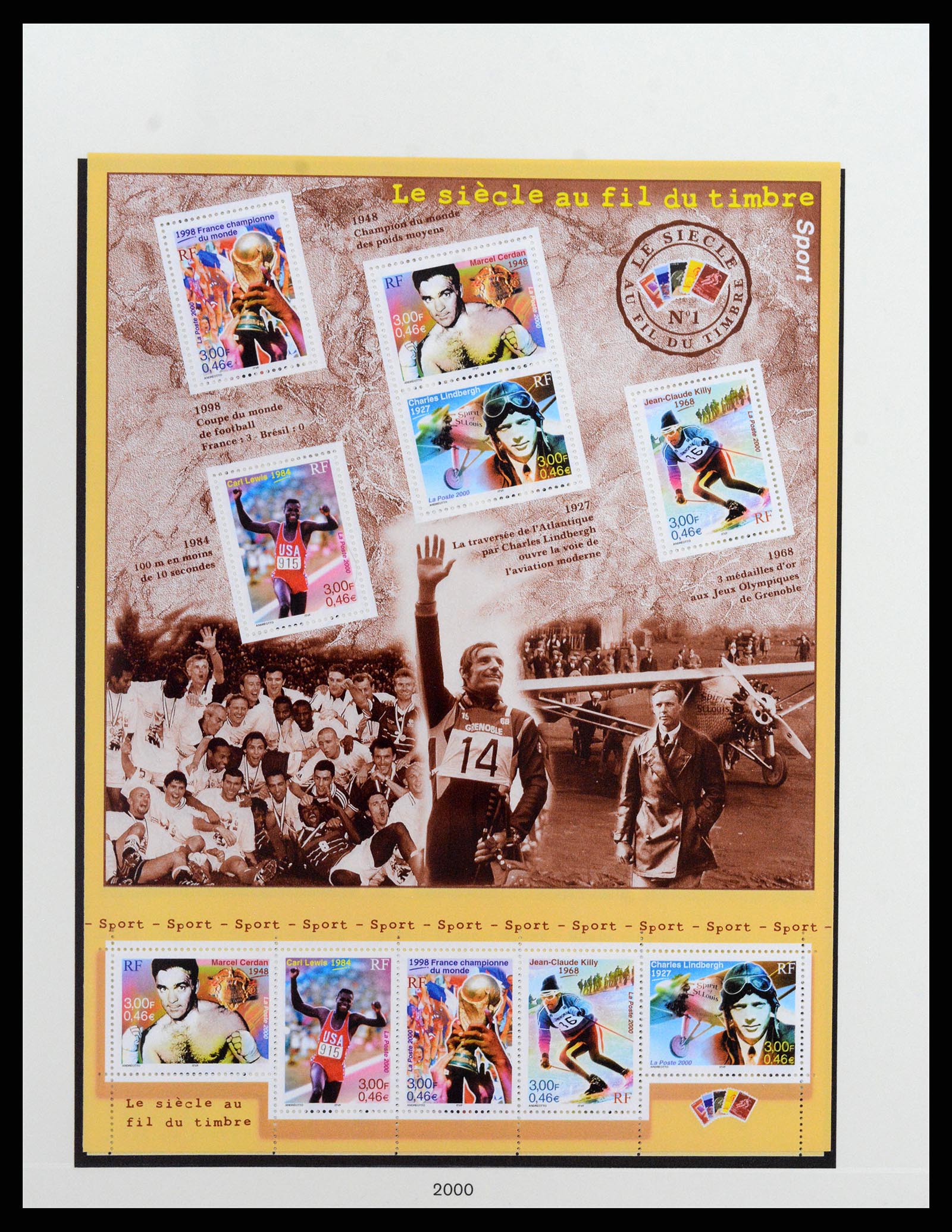 37647 249 - Postzegelverzameling 37647 Frankrijk 1945-20002.