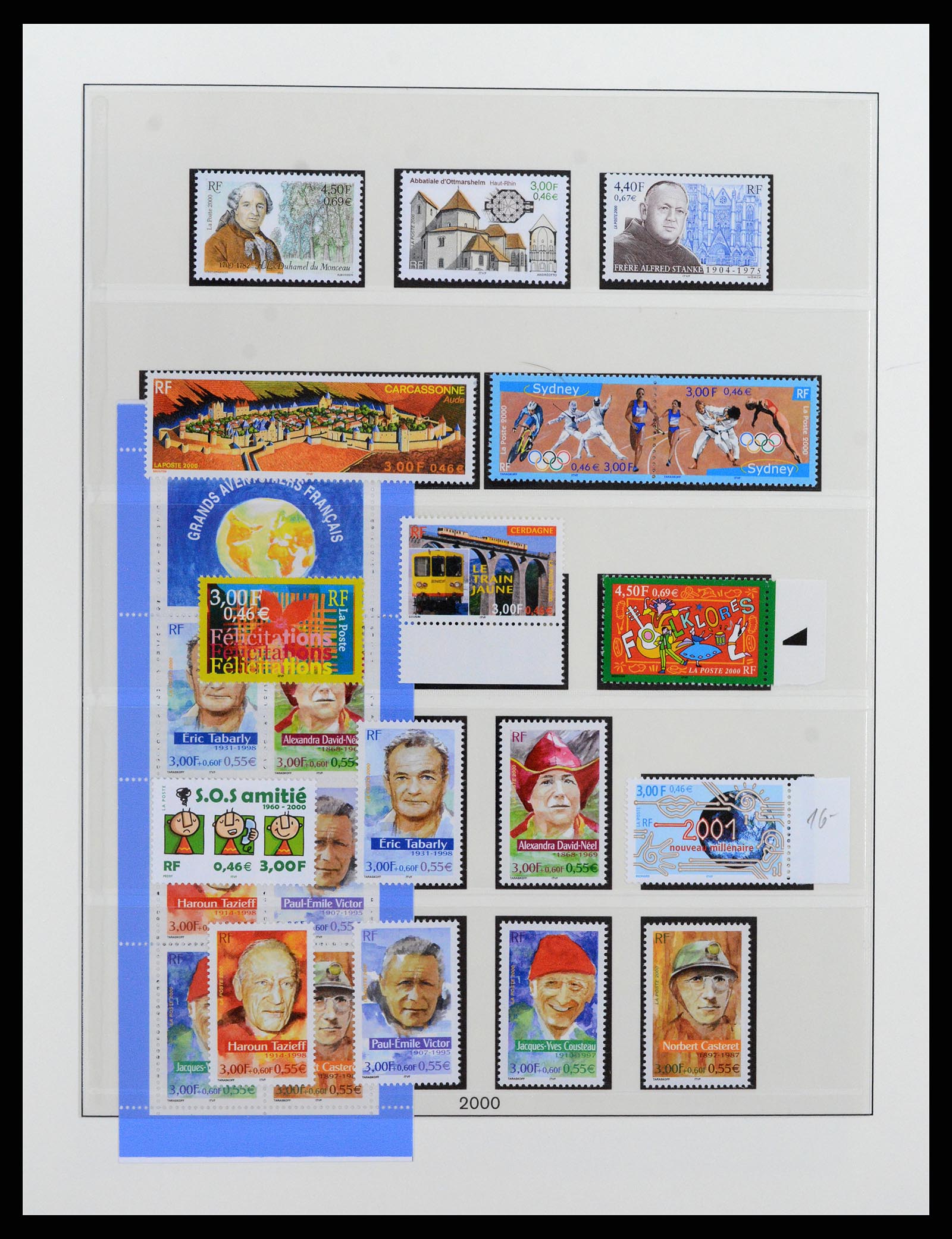 37647 252 - Postzegelverzameling 37647 Frankrijk 1945-20002.