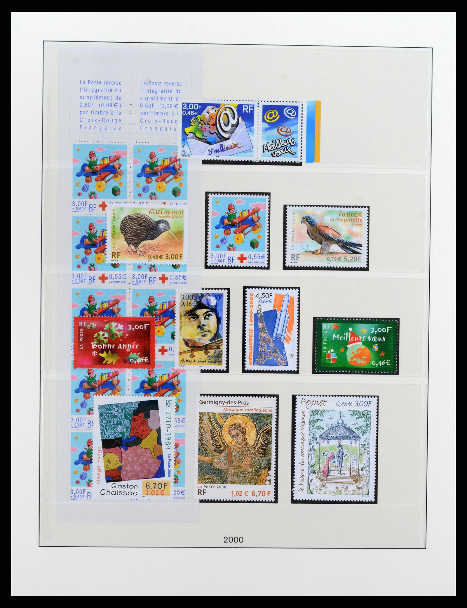 37647 254 - Postzegelverzameling 37647 Frankrijk 1945-20002.