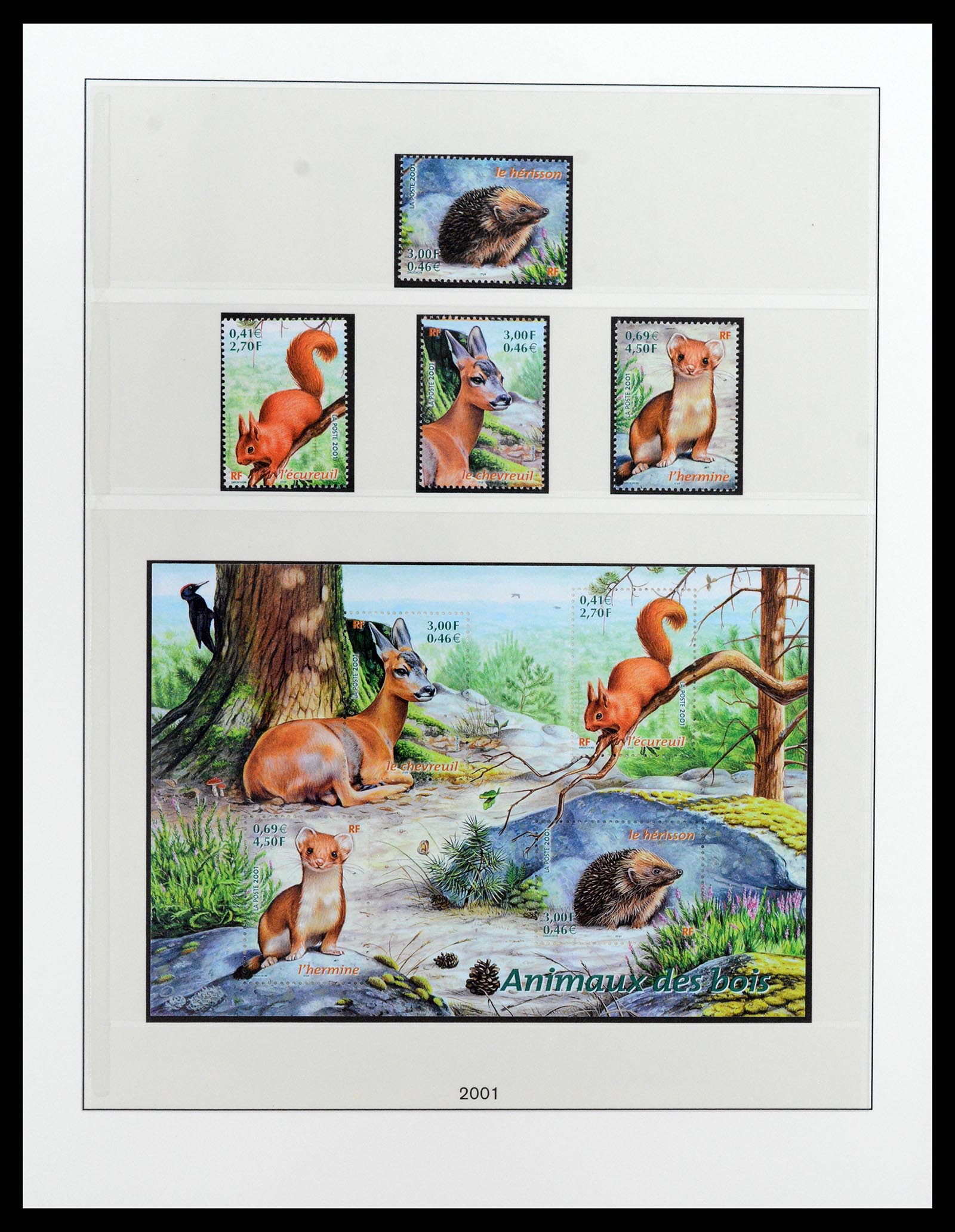 37647 257 - Postzegelverzameling 37647 Frankrijk 1945-20002.