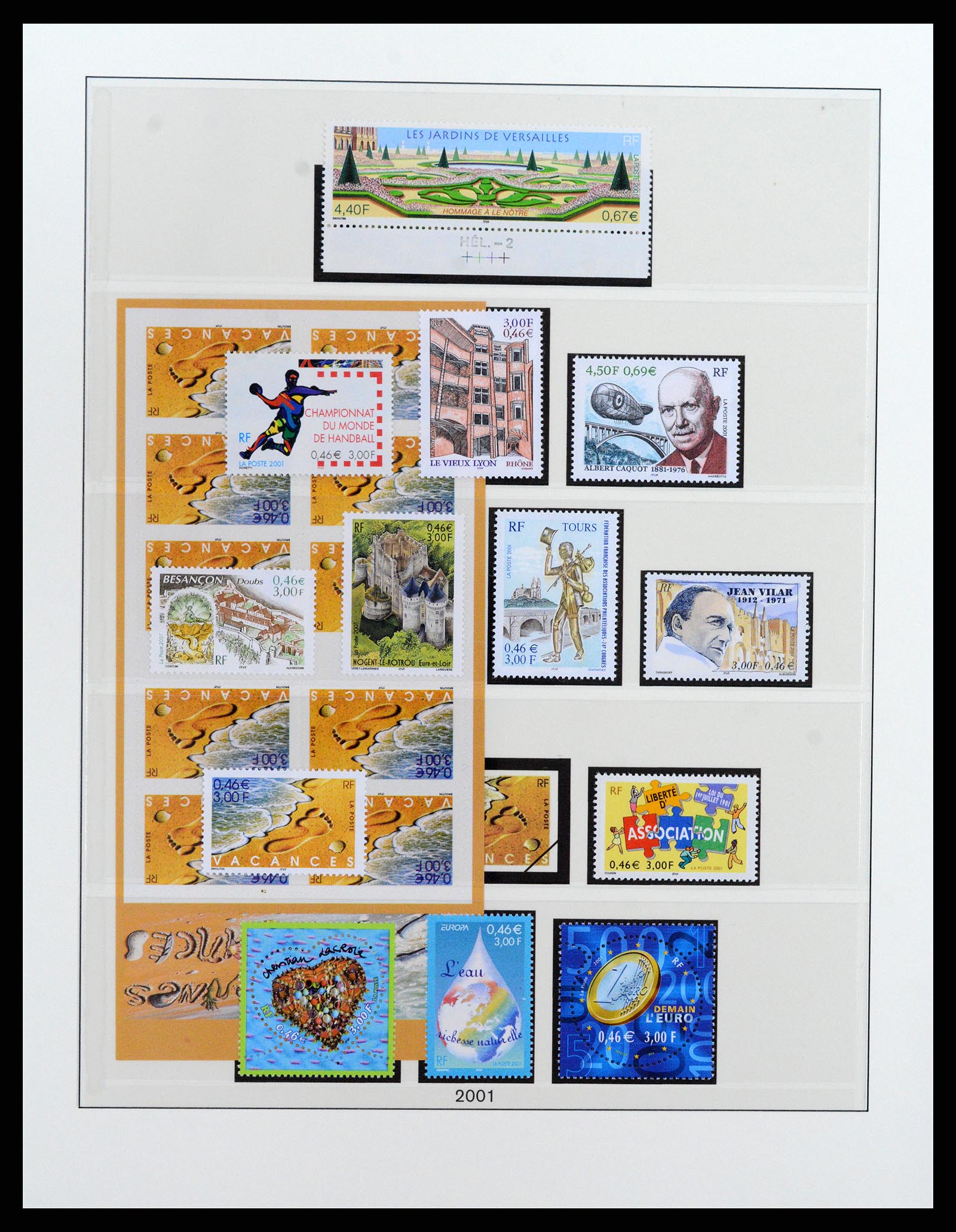 37647 258 - Postzegelverzameling 37647 Frankrijk 1945-20002.
