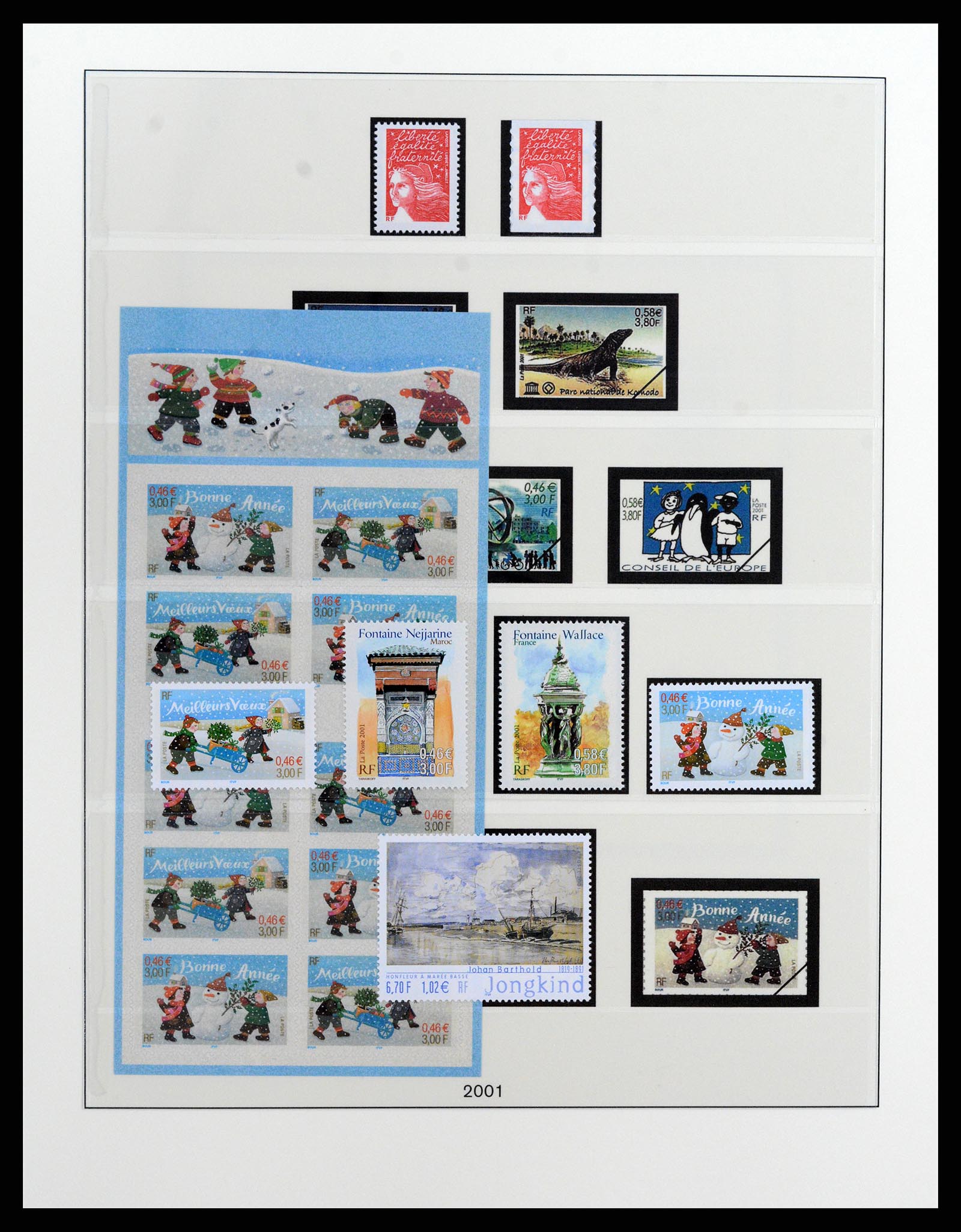 37647 265 - Postzegelverzameling 37647 Frankrijk 1945-20002.