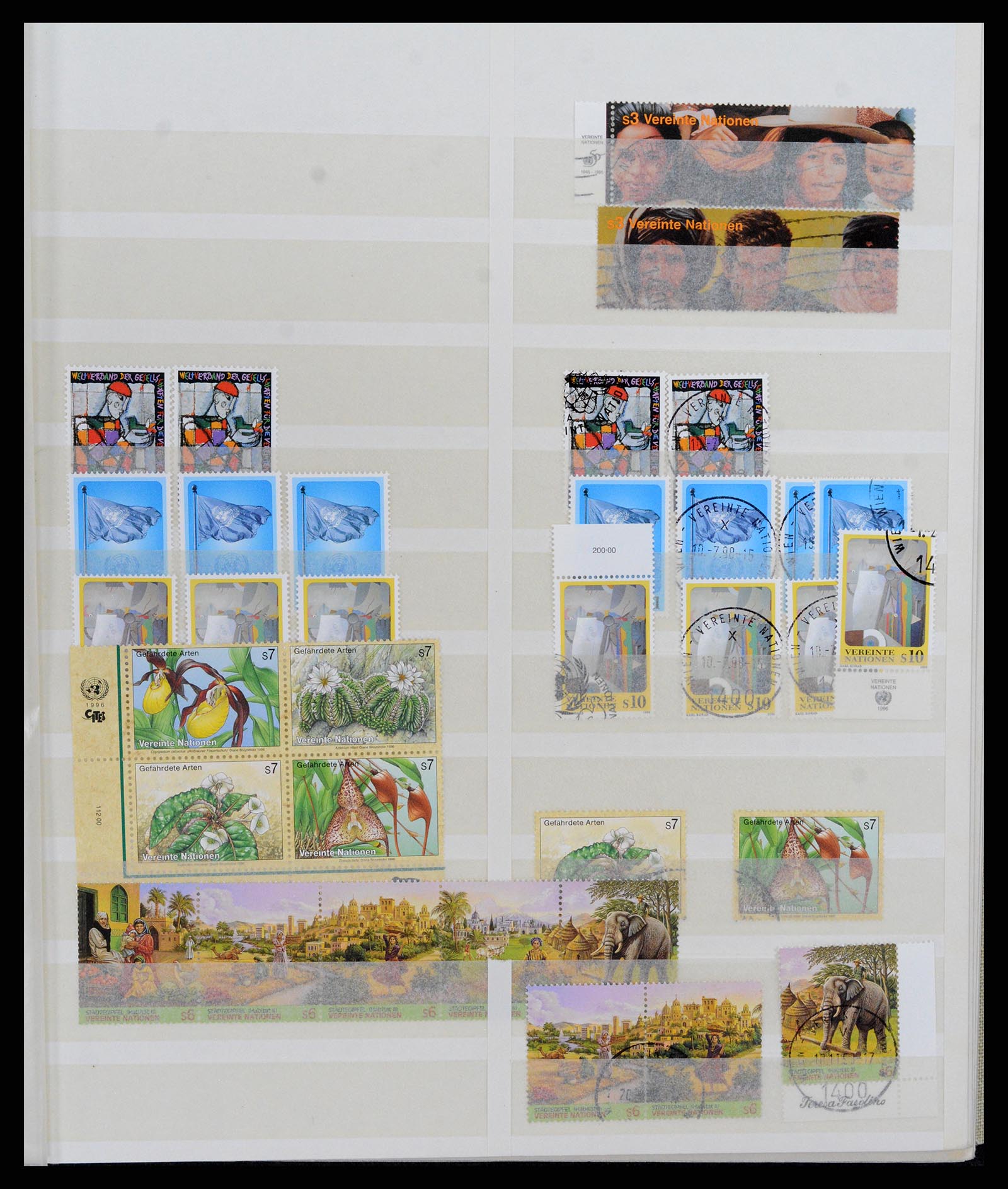37648 019 - Postzegelverzameling 37648 Verenigde Naties Wenen 1981-2016.