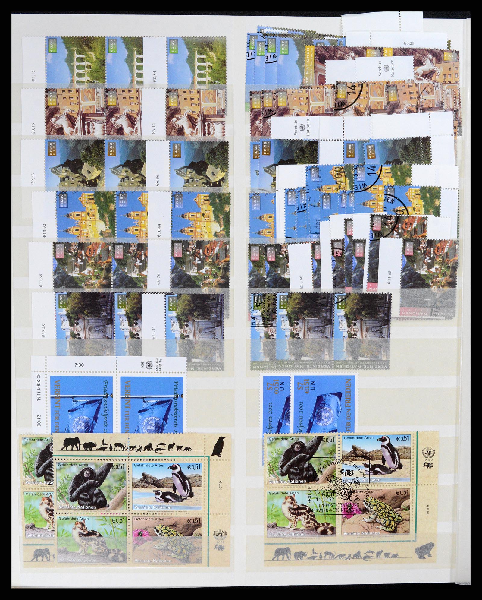 37648 028 - Stamp collection 37648 United Nations Vienna 1981-2016.