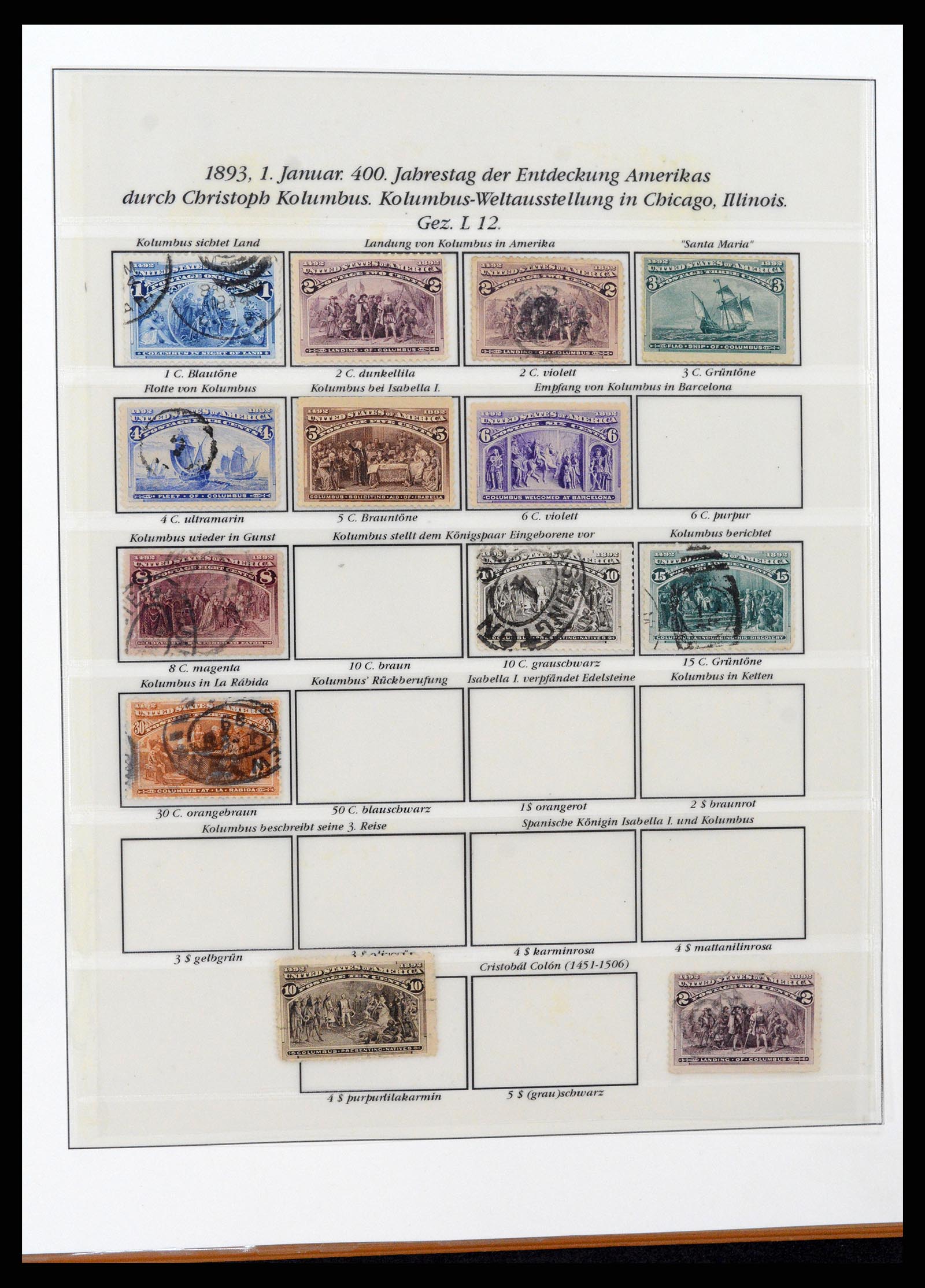 37653 013 - Postzegelverzameling 37653 USA 1870-1954.
