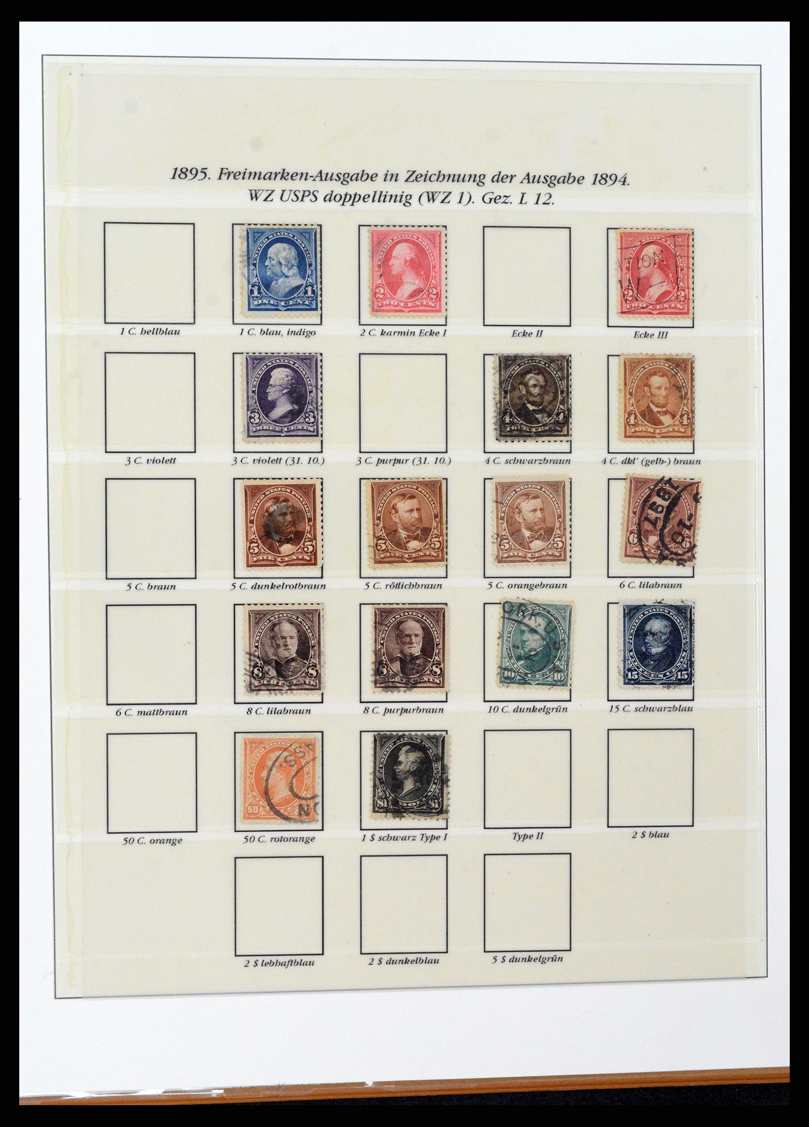 37653 015 - Postzegelverzameling 37653 USA 1870-1954.