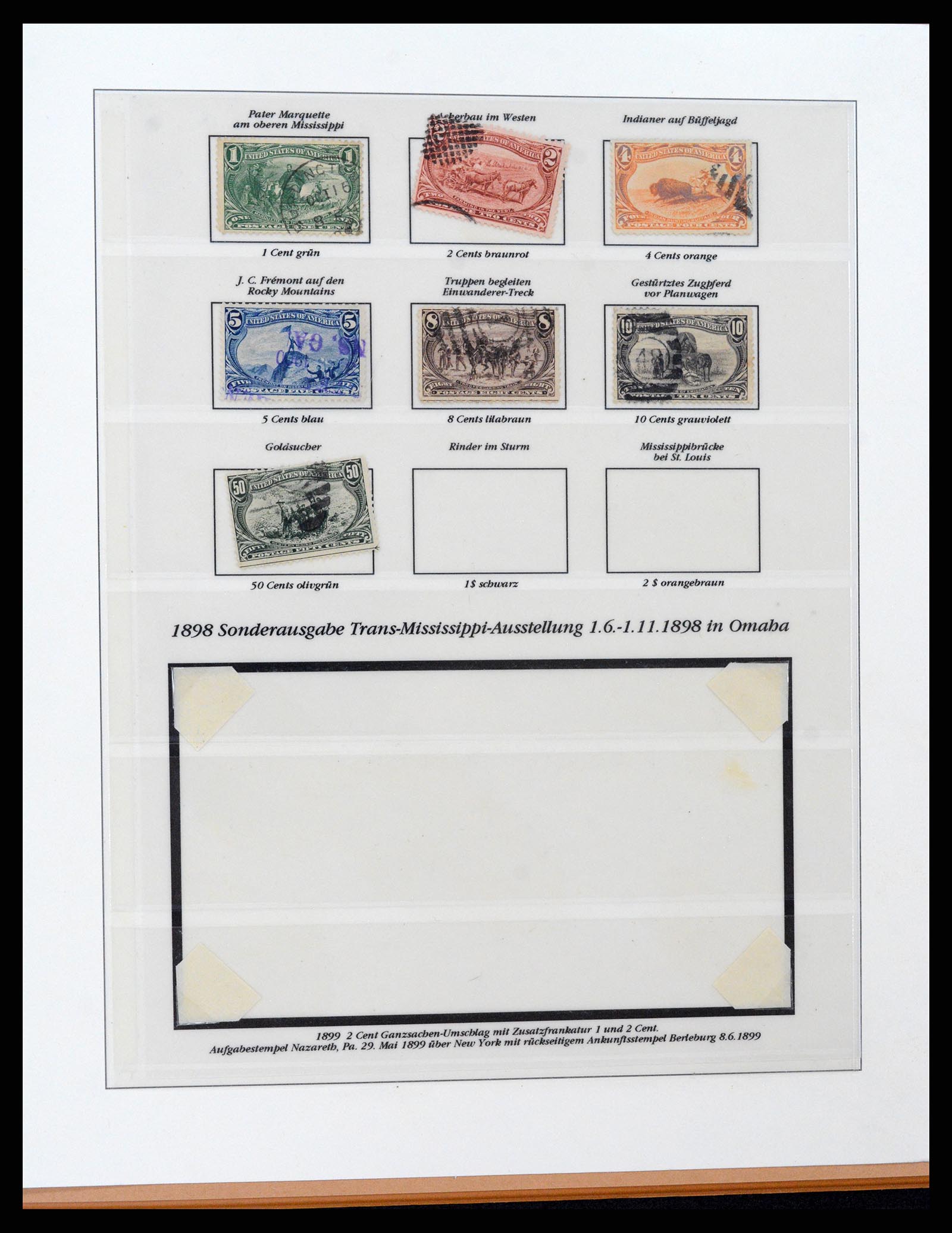 37653 019 - Postzegelverzameling 37653 USA 1870-1954.
