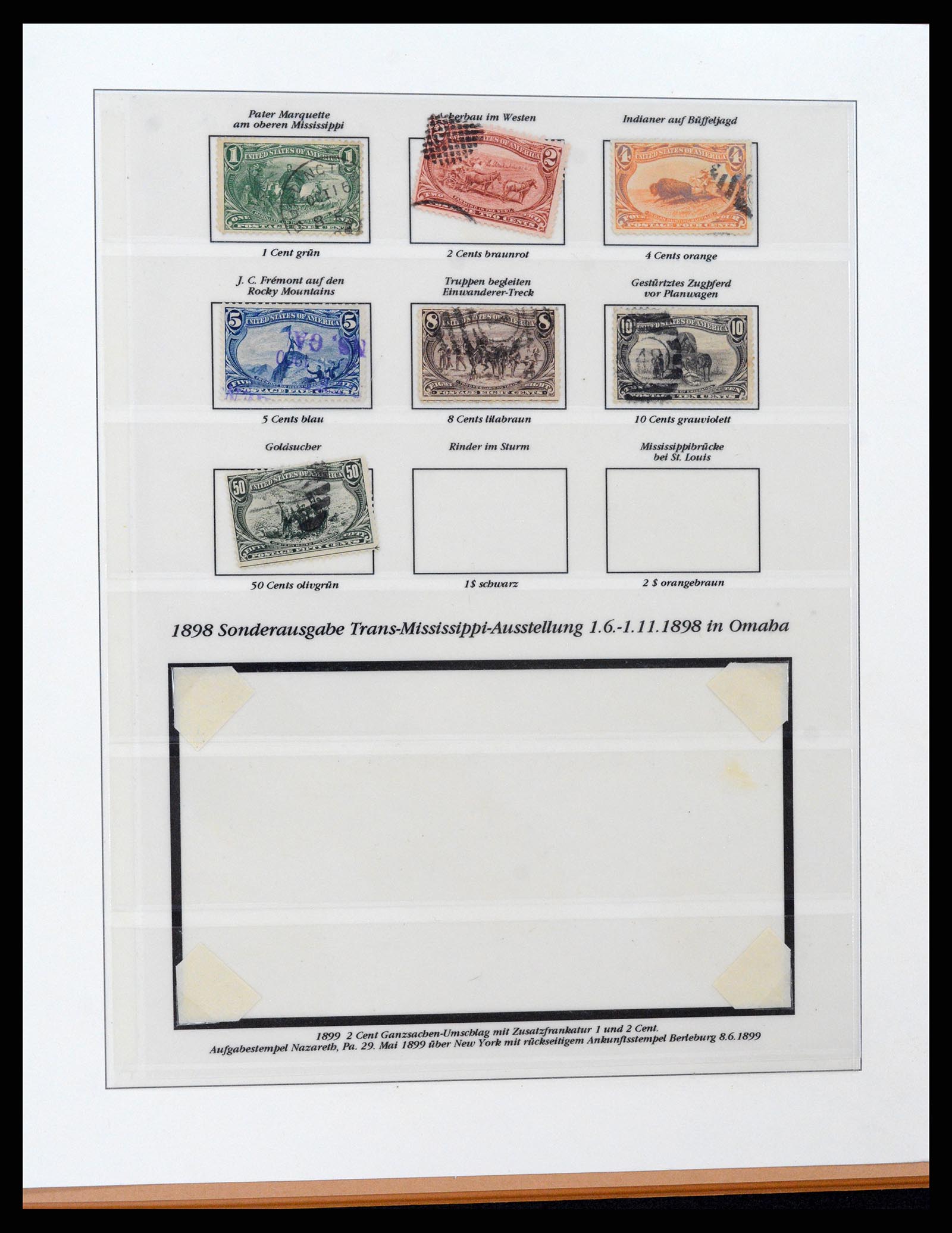 37653 019 - Postzegelverzameling 37653 USA 1870-1954.