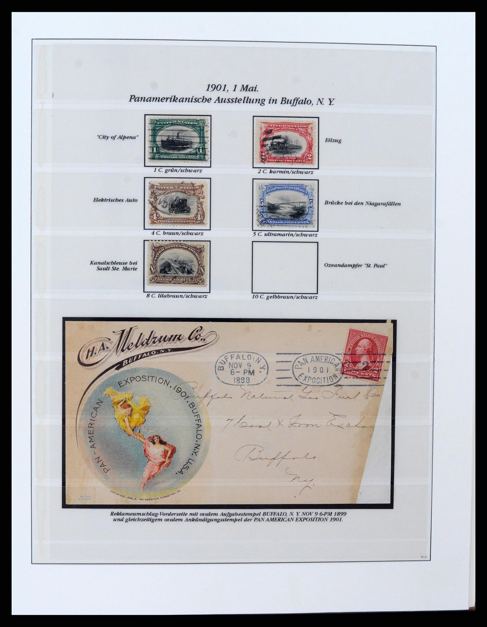 37653 022 - Postzegelverzameling 37653 USA 1870-1954.