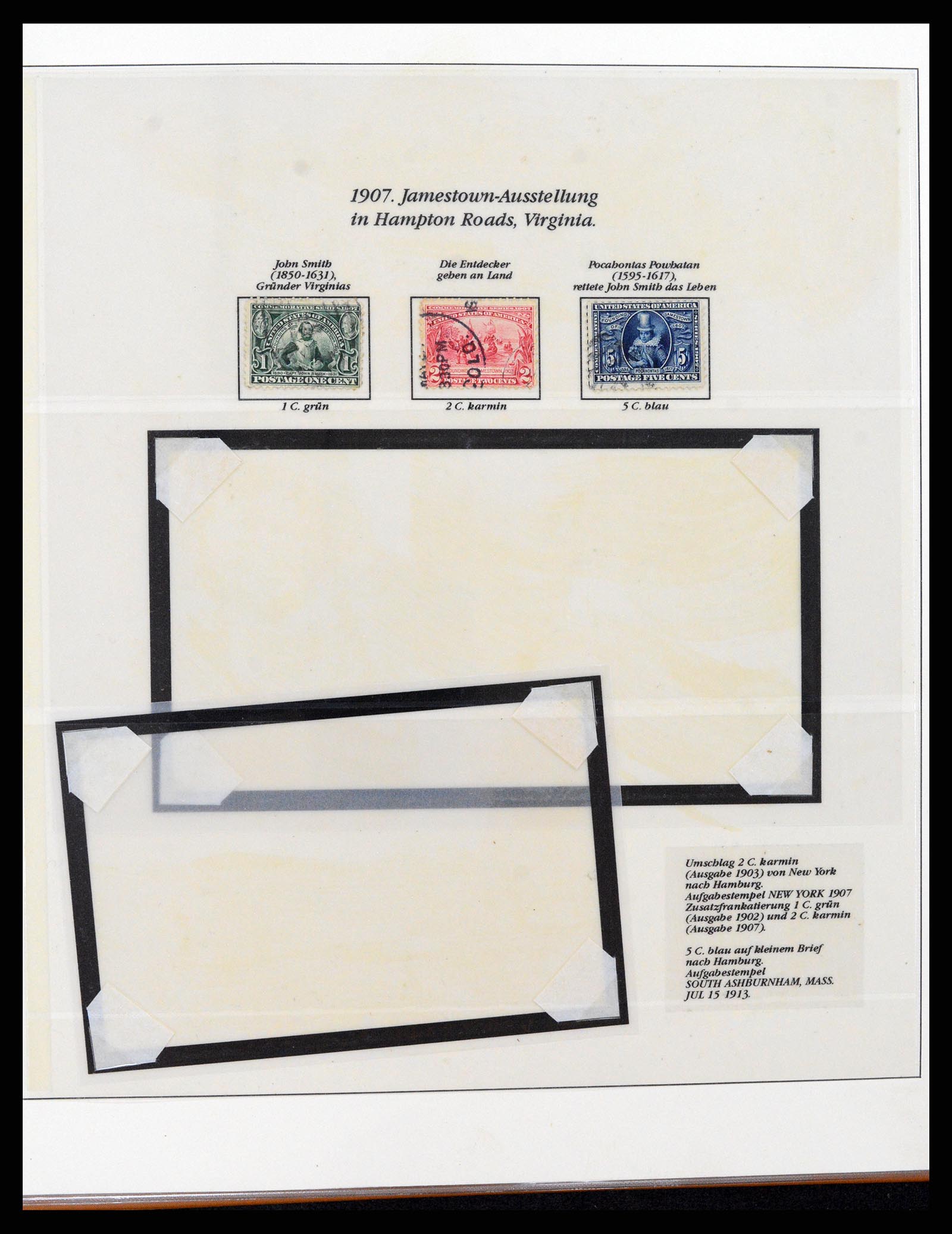 37653 034 - Postzegelverzameling 37653 USA 1870-1954.