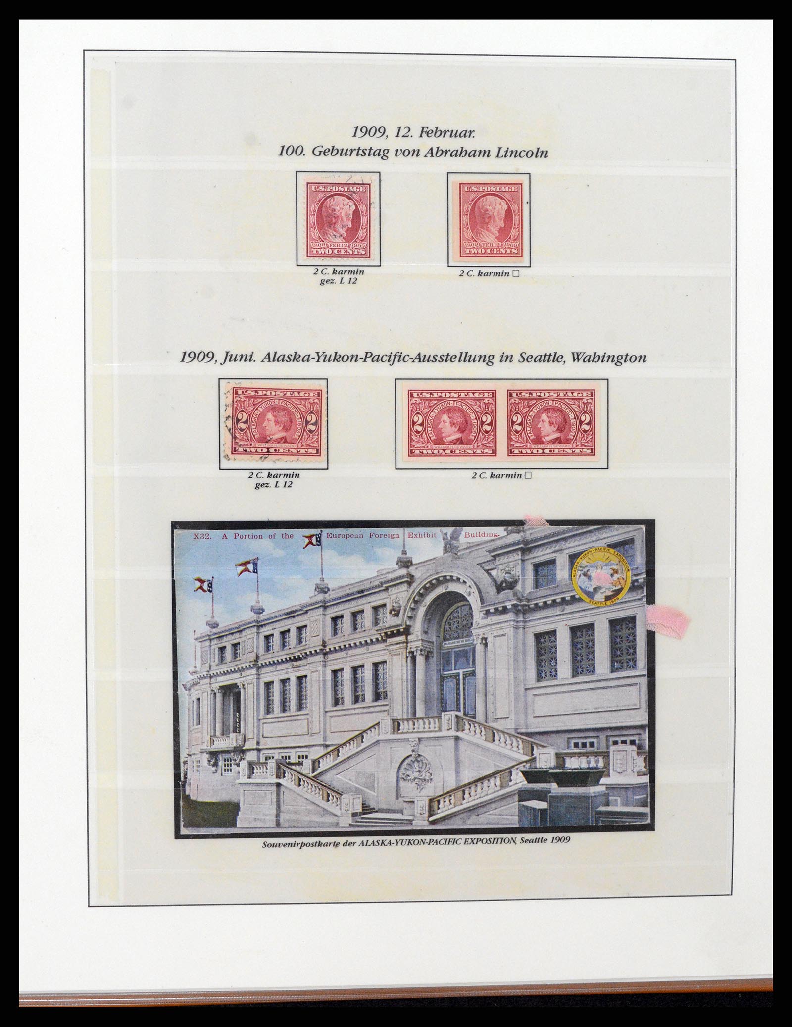 37653 040 - Postzegelverzameling 37653 USA 1870-1954.