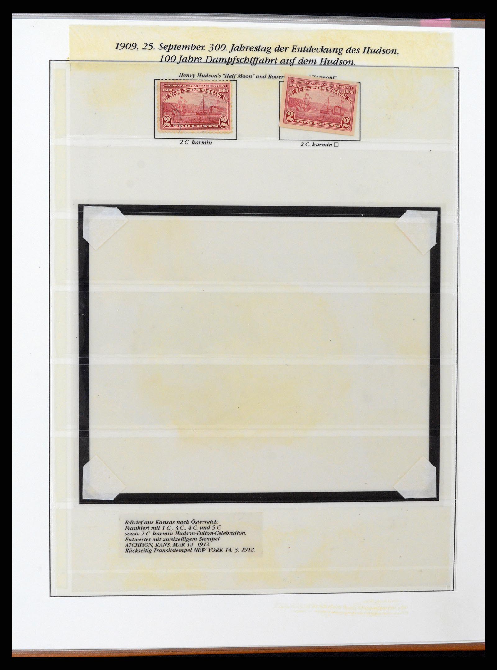 37653 042 - Postzegelverzameling 37653 USA 1870-1954.