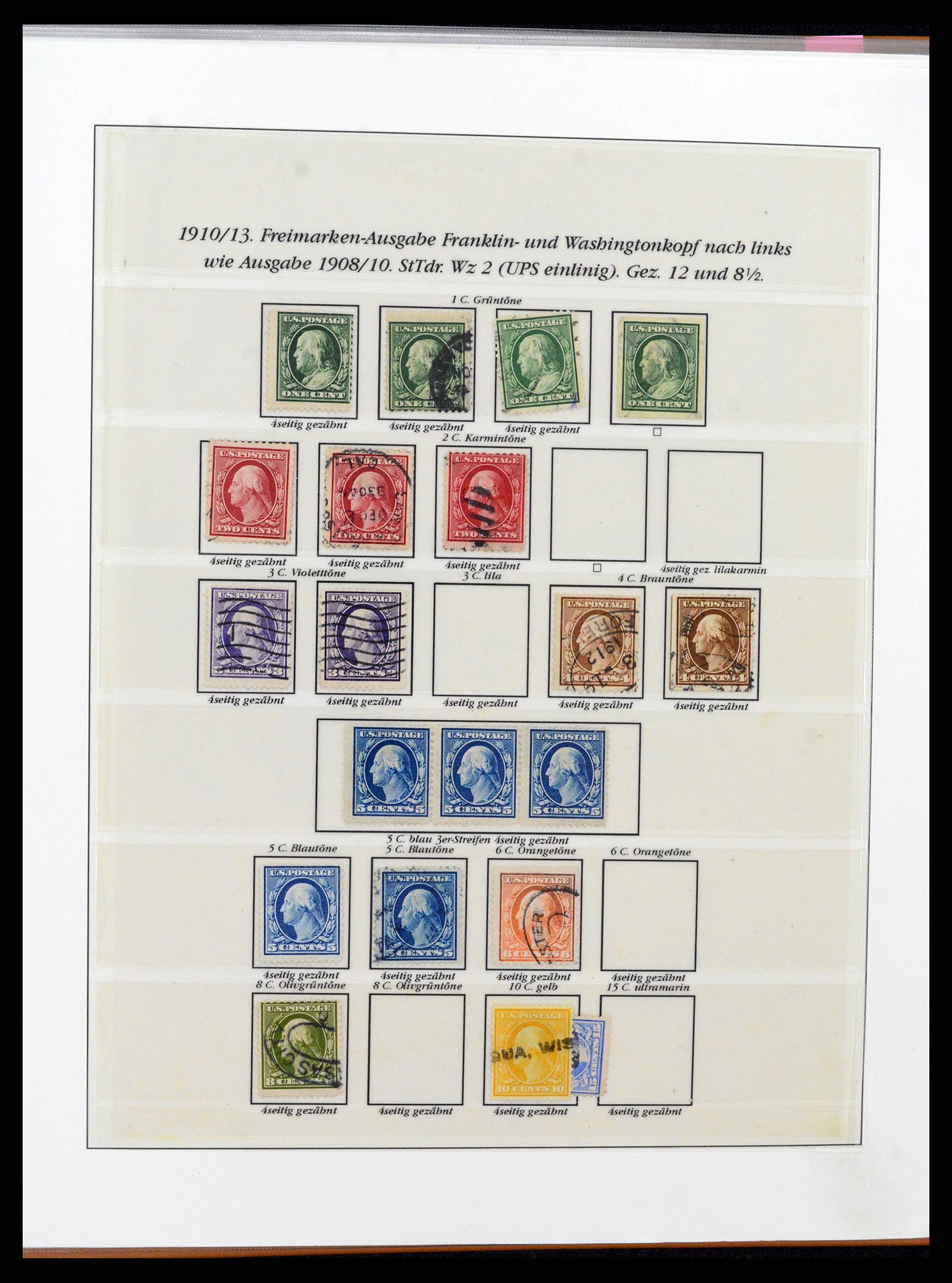 37653 043 - Postzegelverzameling 37653 USA 1870-1954.