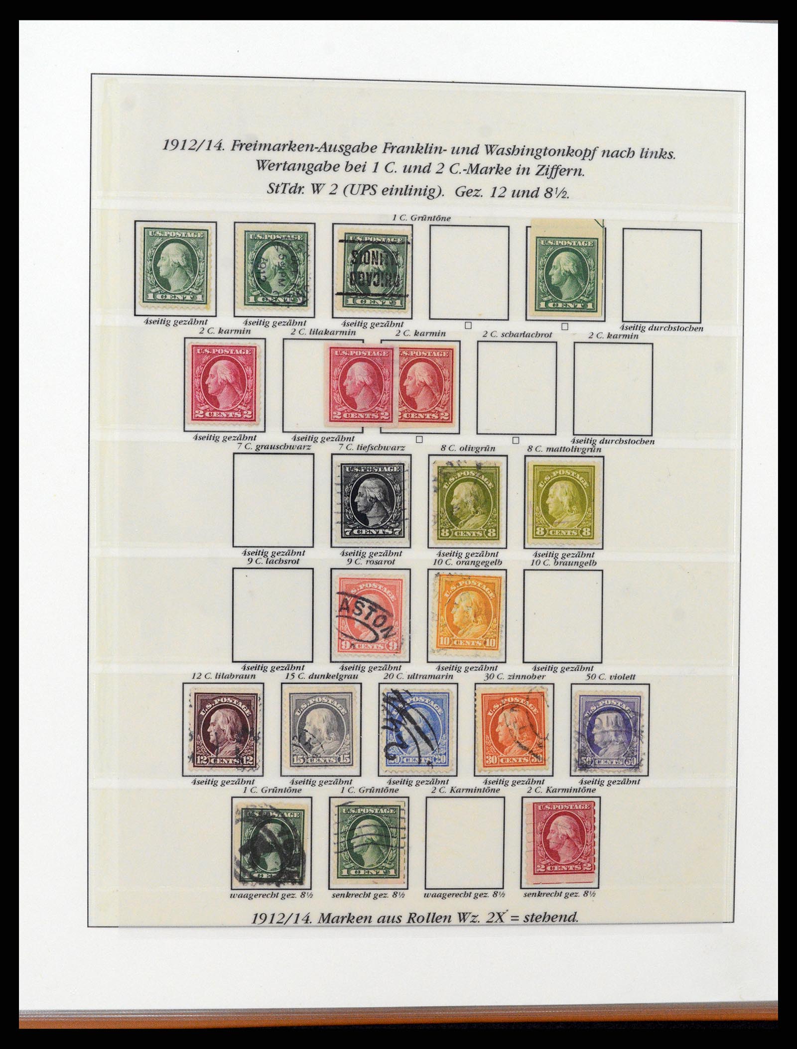 37653 046 - Postzegelverzameling 37653 USA 1870-1954.