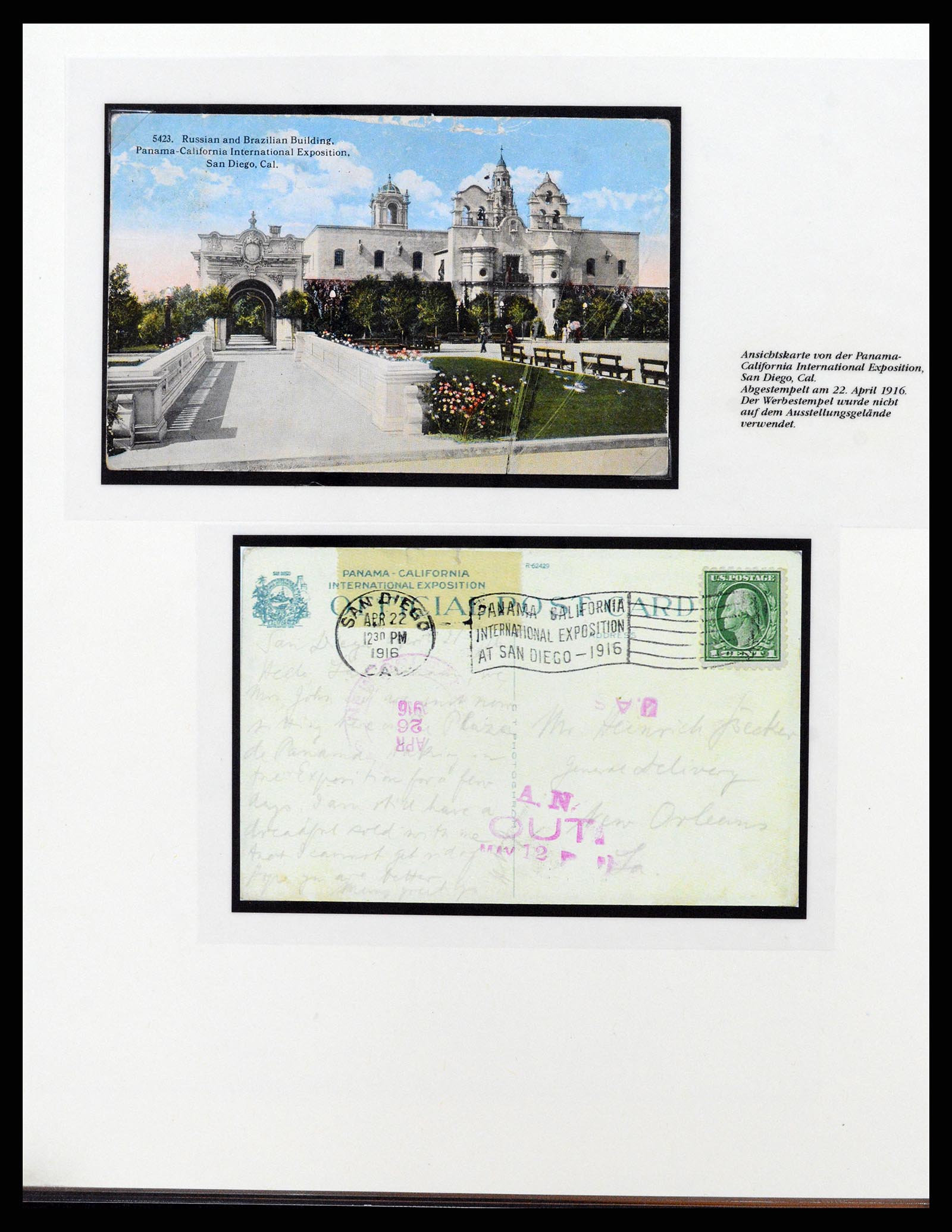 37653 047 - Postzegelverzameling 37653 USA 1870-1954.