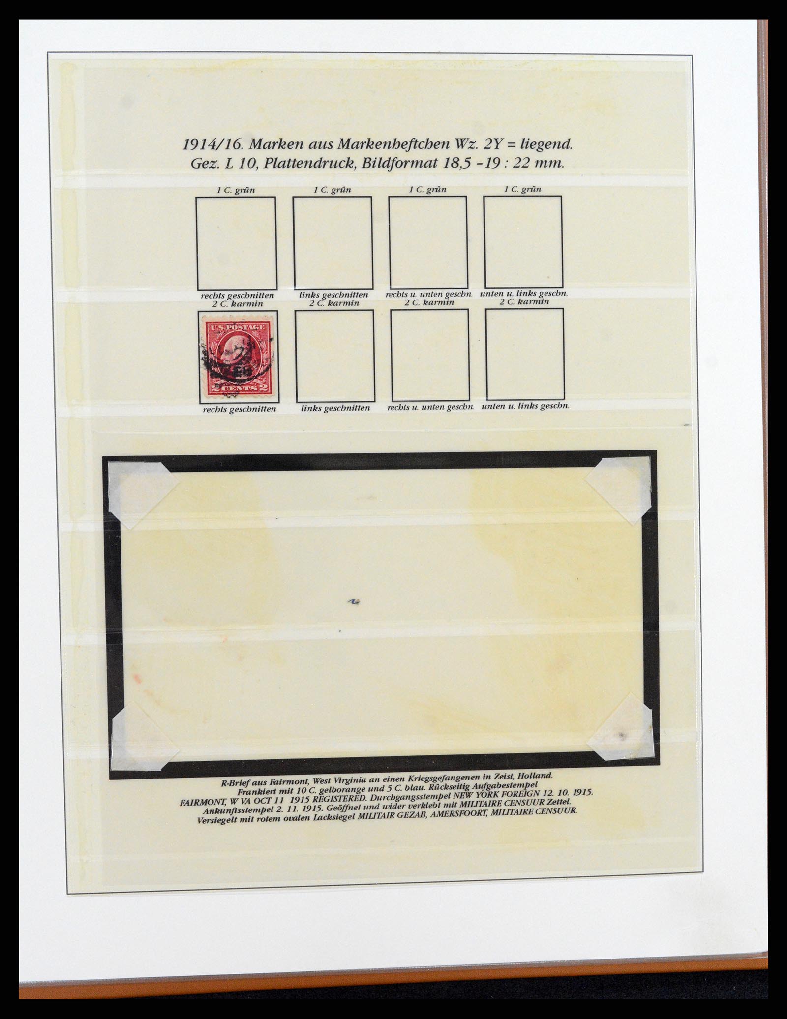 37653 053 - Postzegelverzameling 37653 USA 1870-1954.