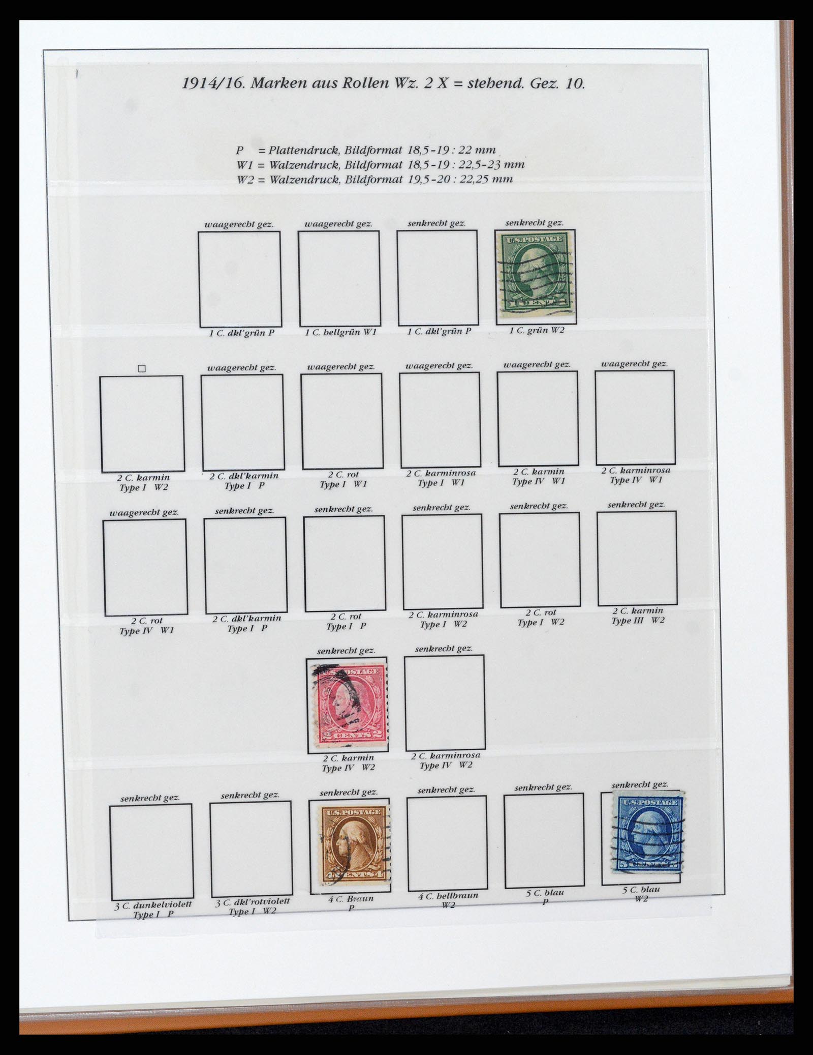 37653 054 - Postzegelverzameling 37653 USA 1870-1954.