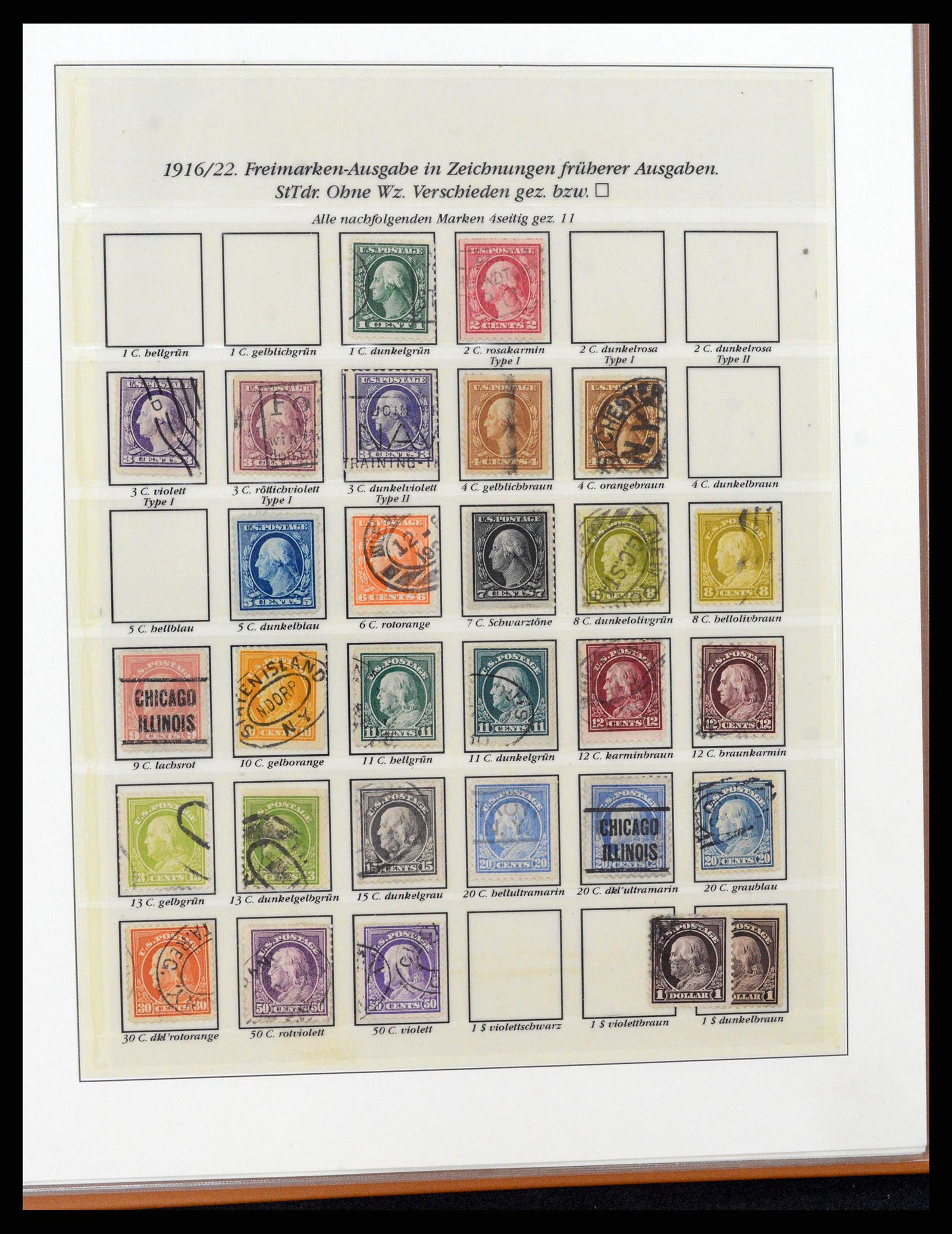 37653 055 - Postzegelverzameling 37653 USA 1870-1954.