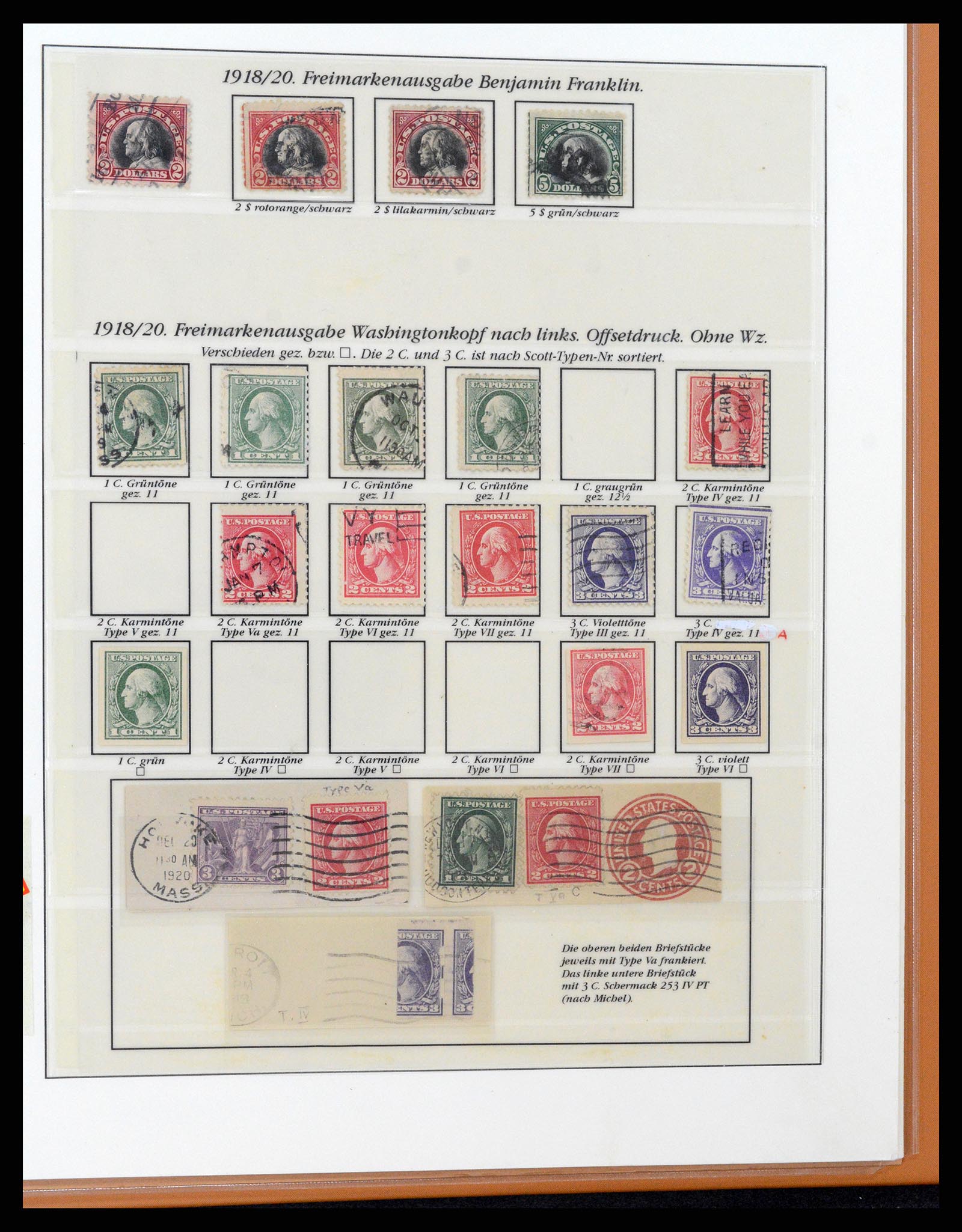 37653 060 - Postzegelverzameling 37653 USA 1870-1954.