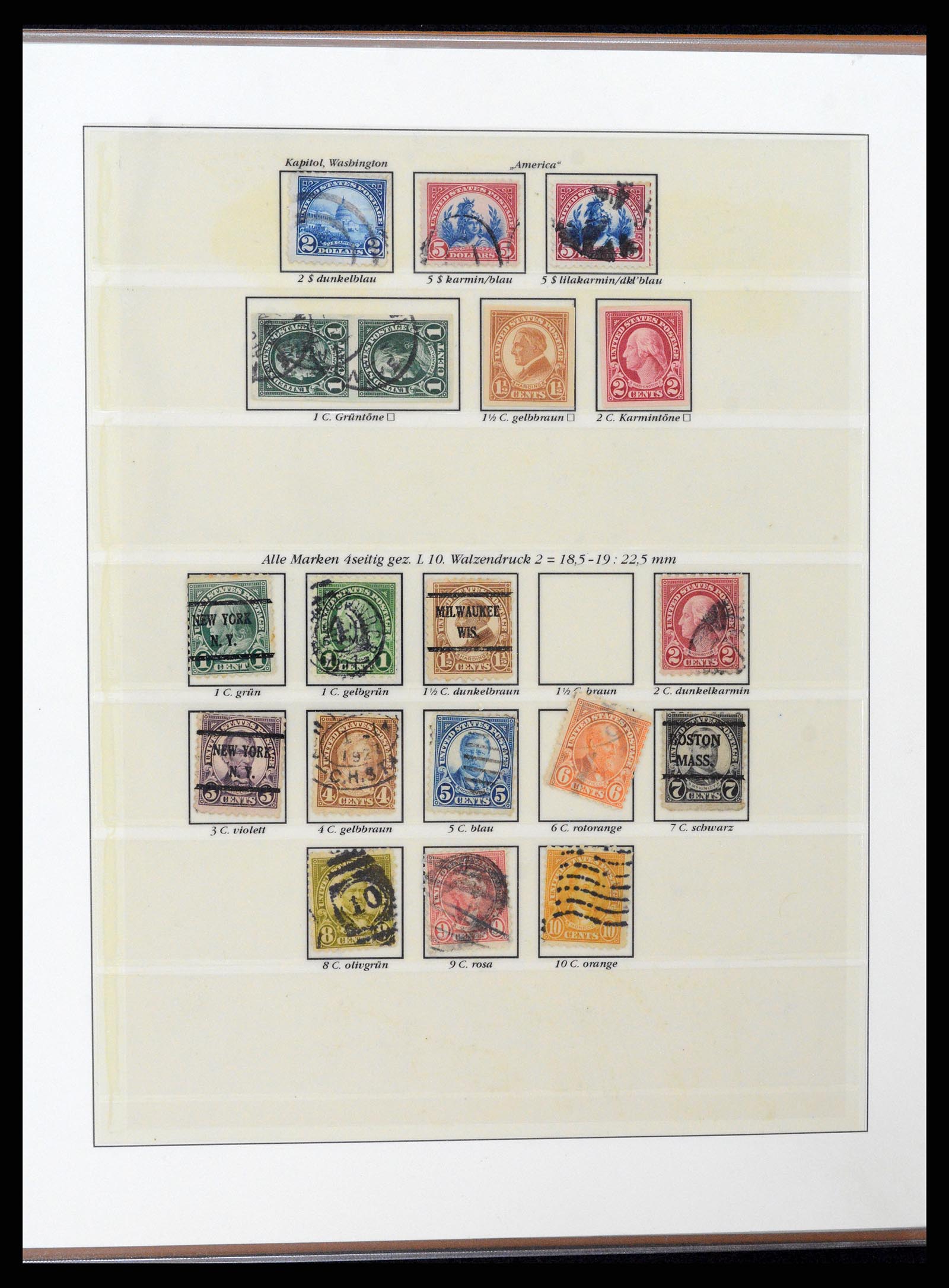 37653 066 - Stamp collection 37653 USA 1870-1954.