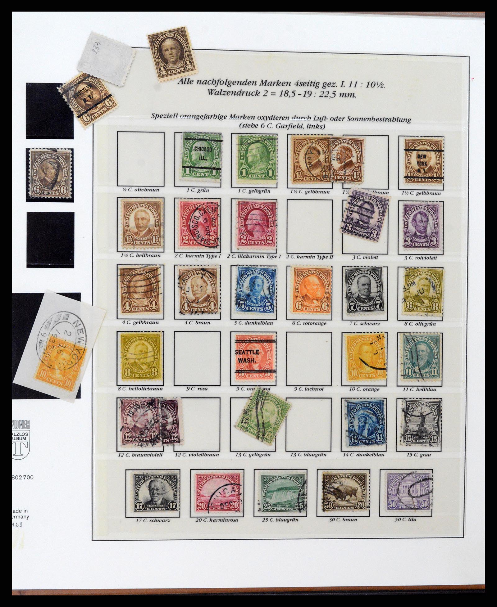 37653 067 - Stamp collection 37653 USA 1870-1954.
