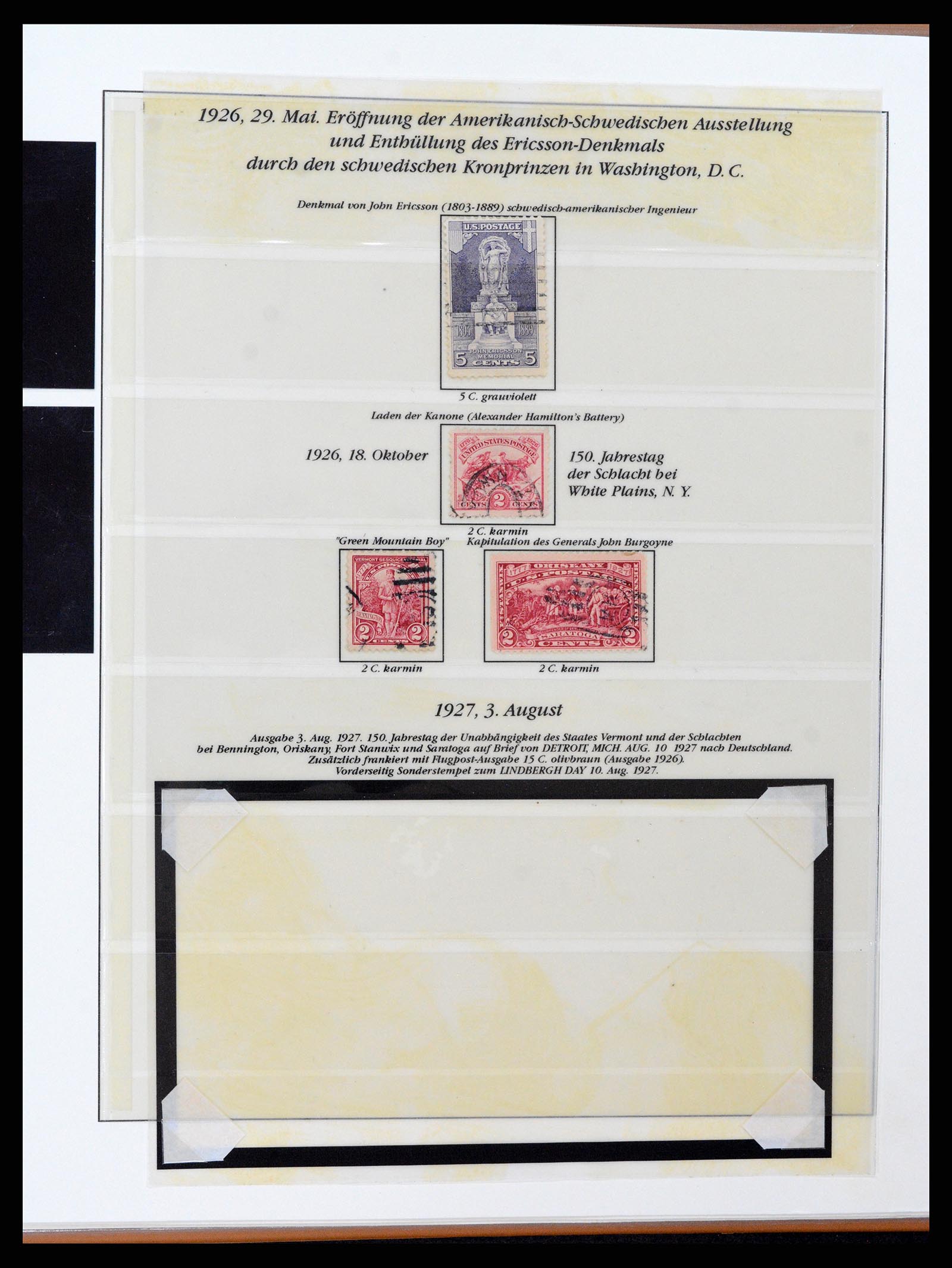 37653 072 - Stamp collection 37653 USA 1870-1954.