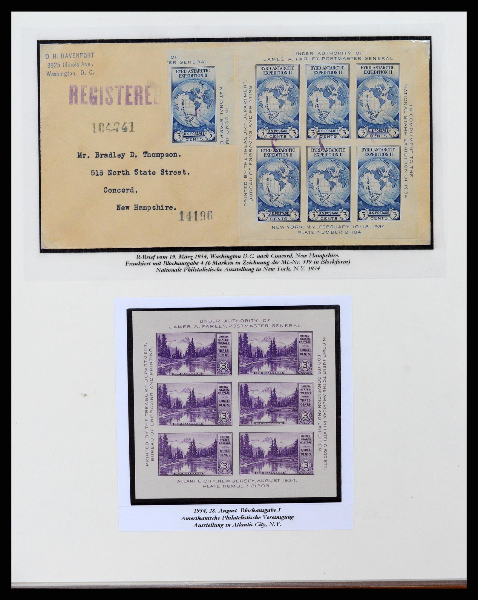 37653 079 - Stamp collection 37653 USA 1870-1954.
