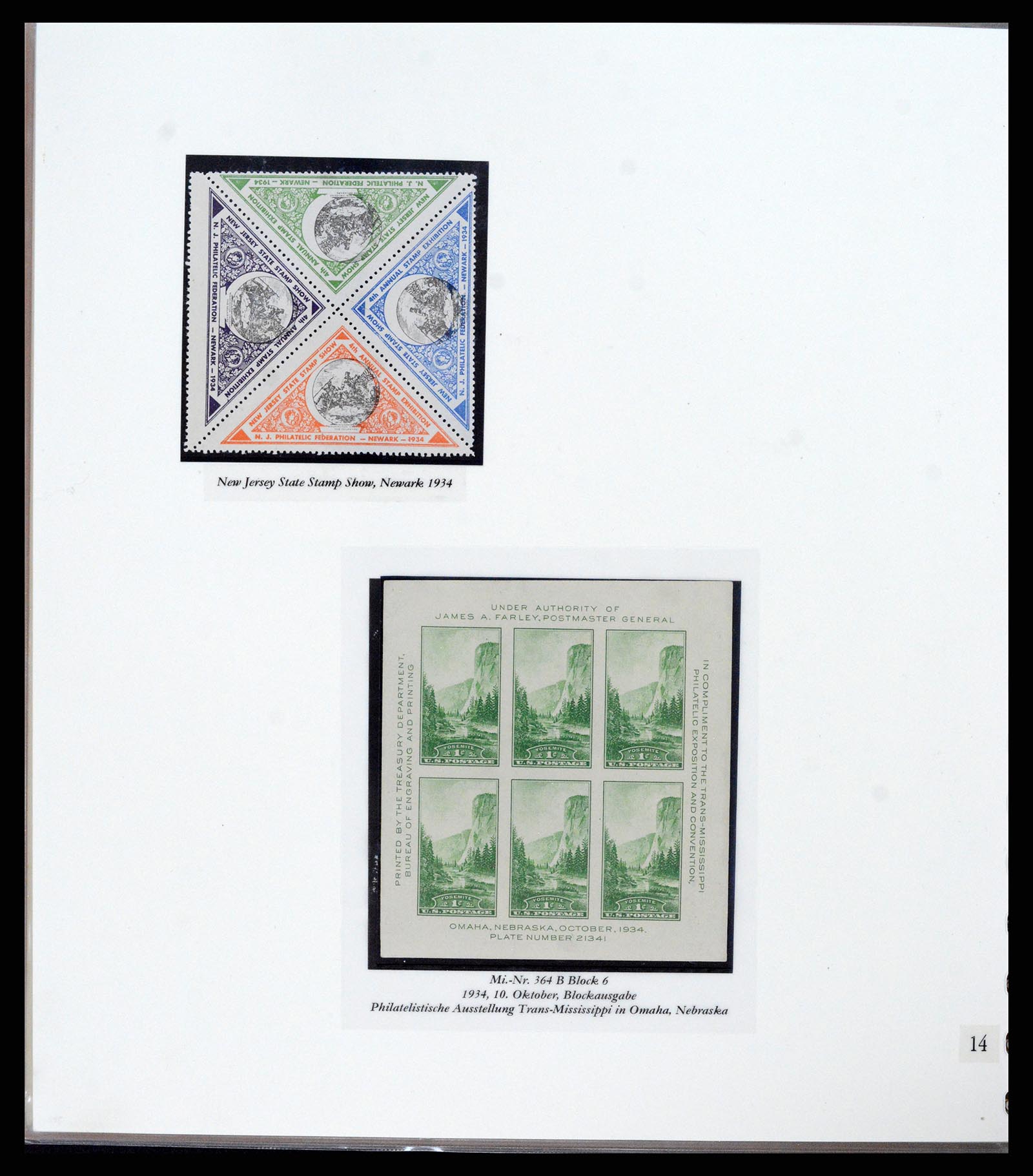 37653 084 - Stamp collection 37653 USA 1870-1954.