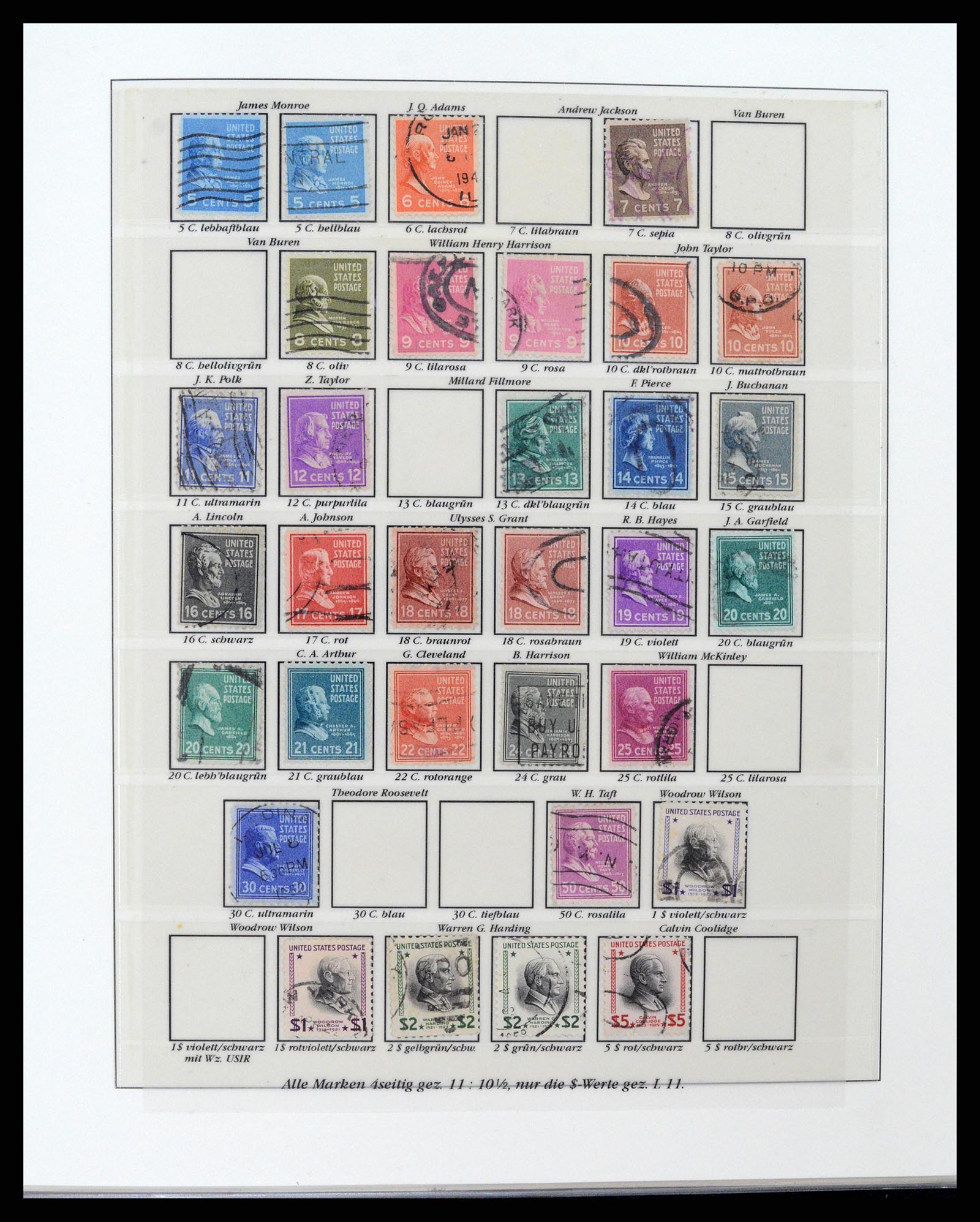 37653 094 - Stamp collection 37653 USA 1870-1954.