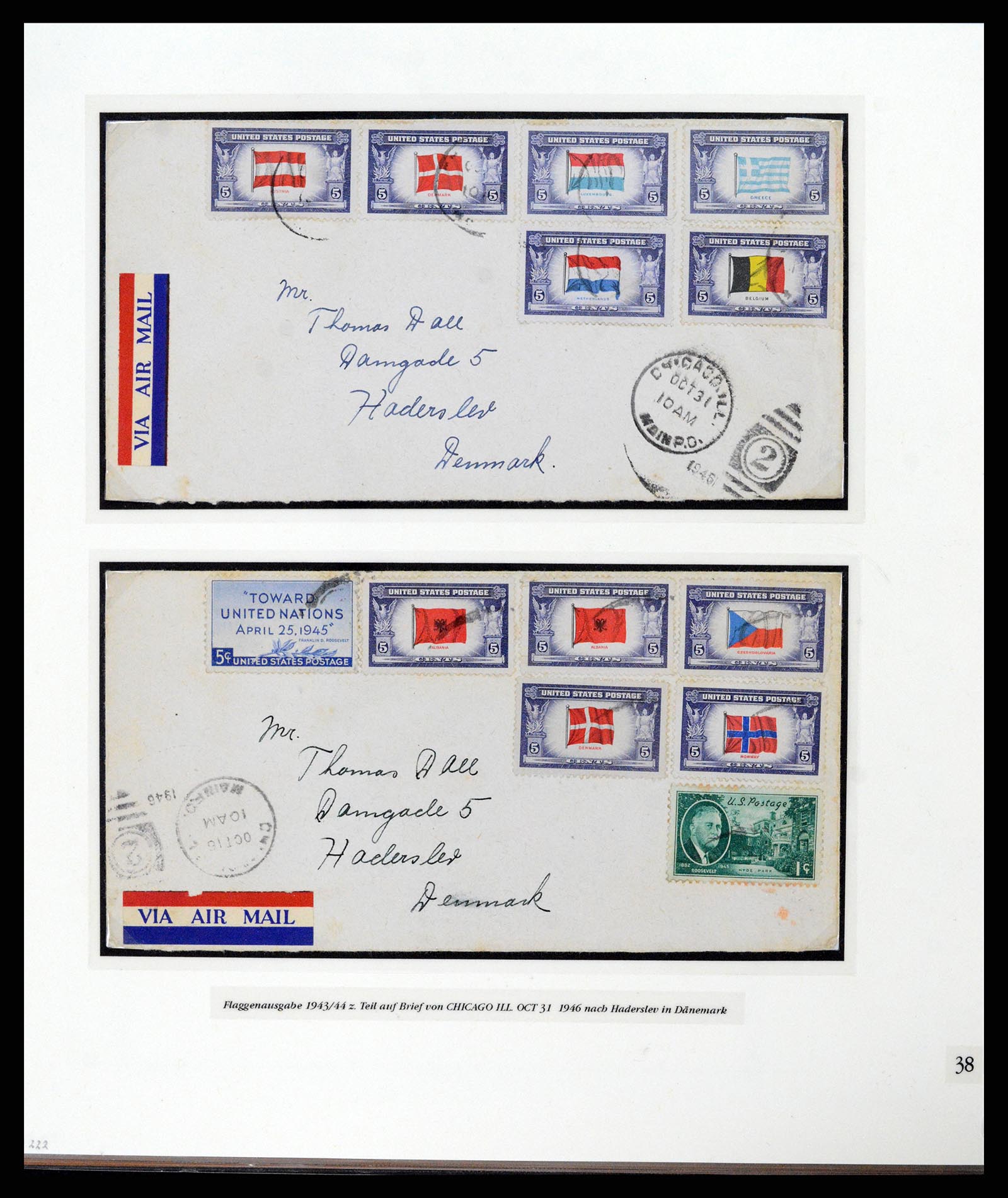 37653 108 - Stamp collection 37653 USA 1870-1954.